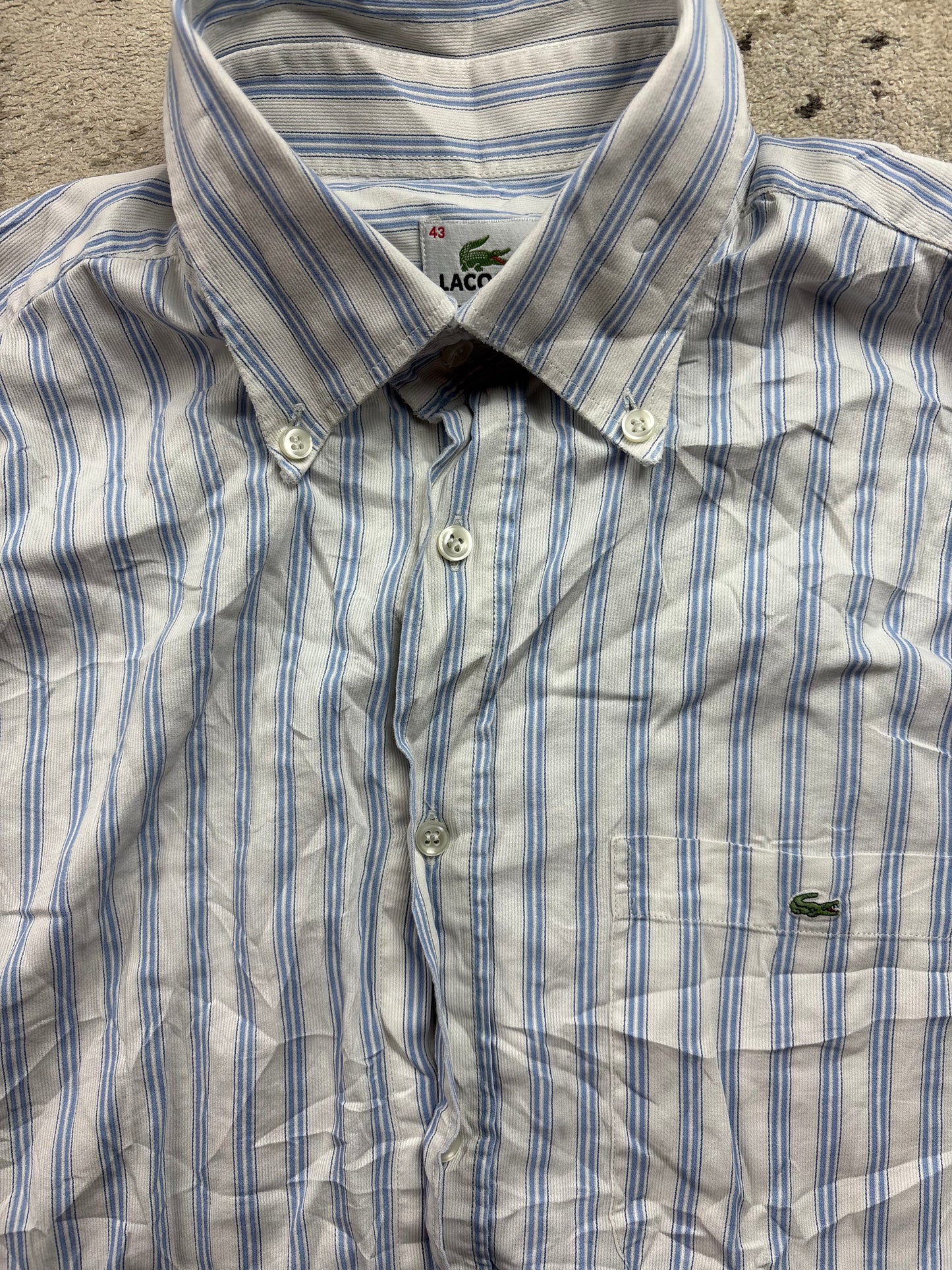 LACOSTE STRIPED SHIRT (L)