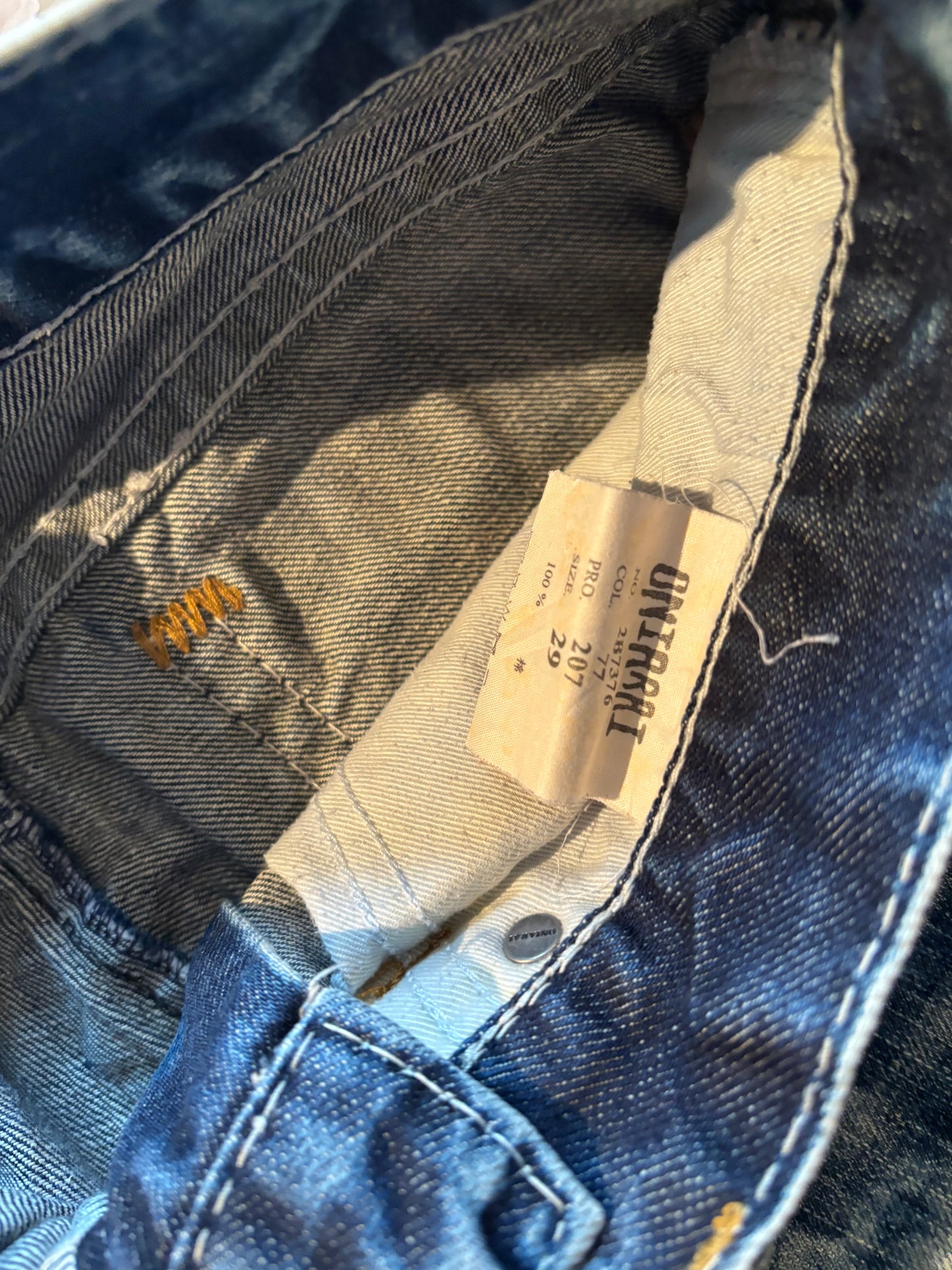 JAPANESE EMBROIDERED DENIM W29 L30 #JAP1