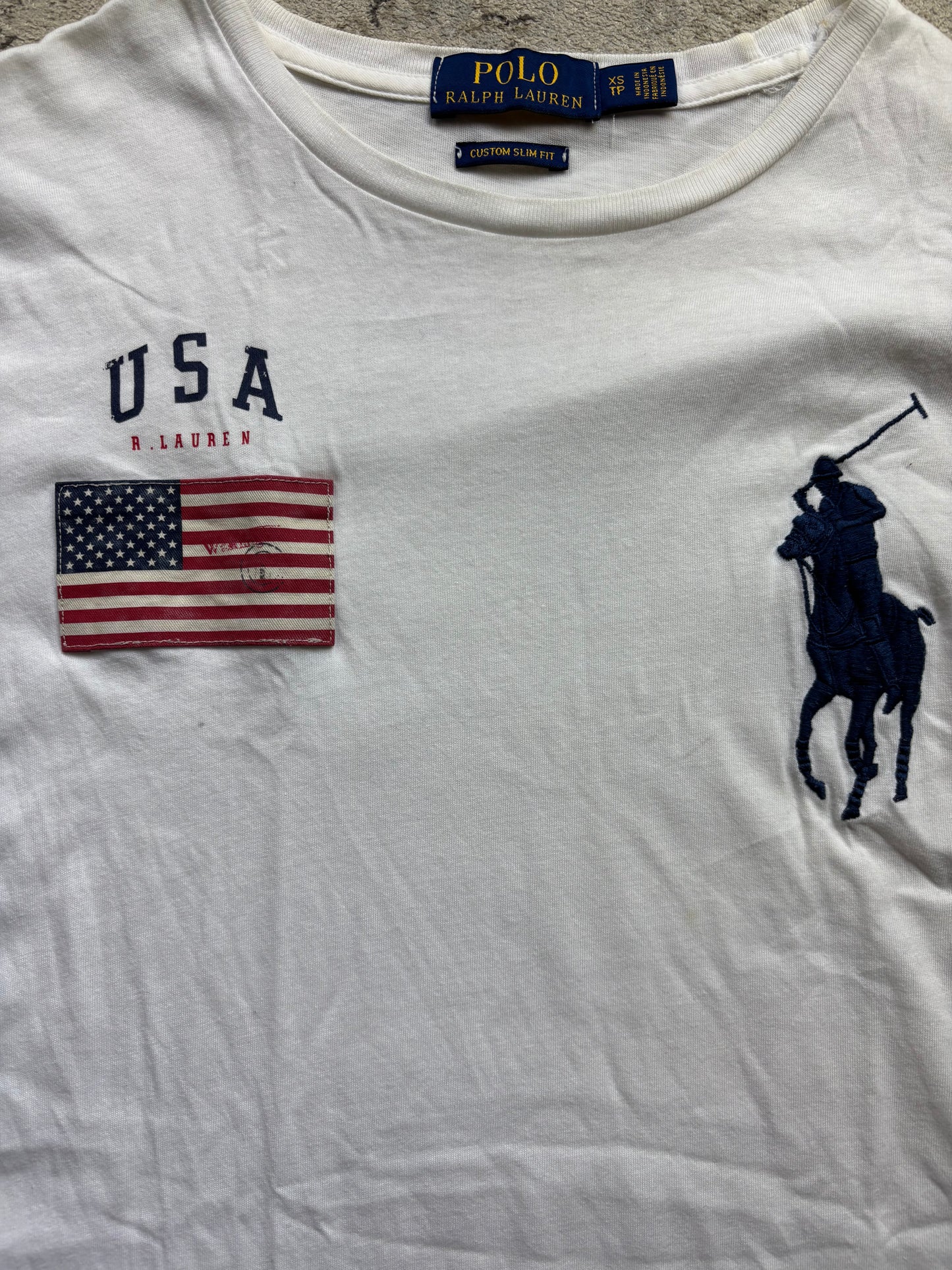 RALPH LAUREN USA T-SHIRT (S)