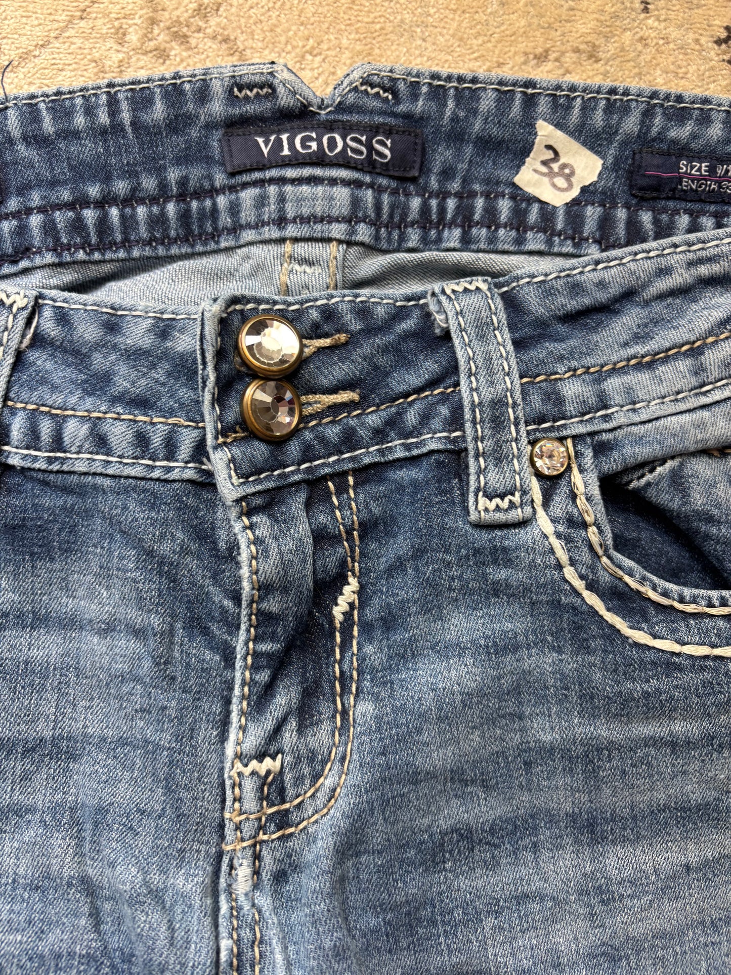 MISS ME STYLE JEANS W29 L32 #MS38