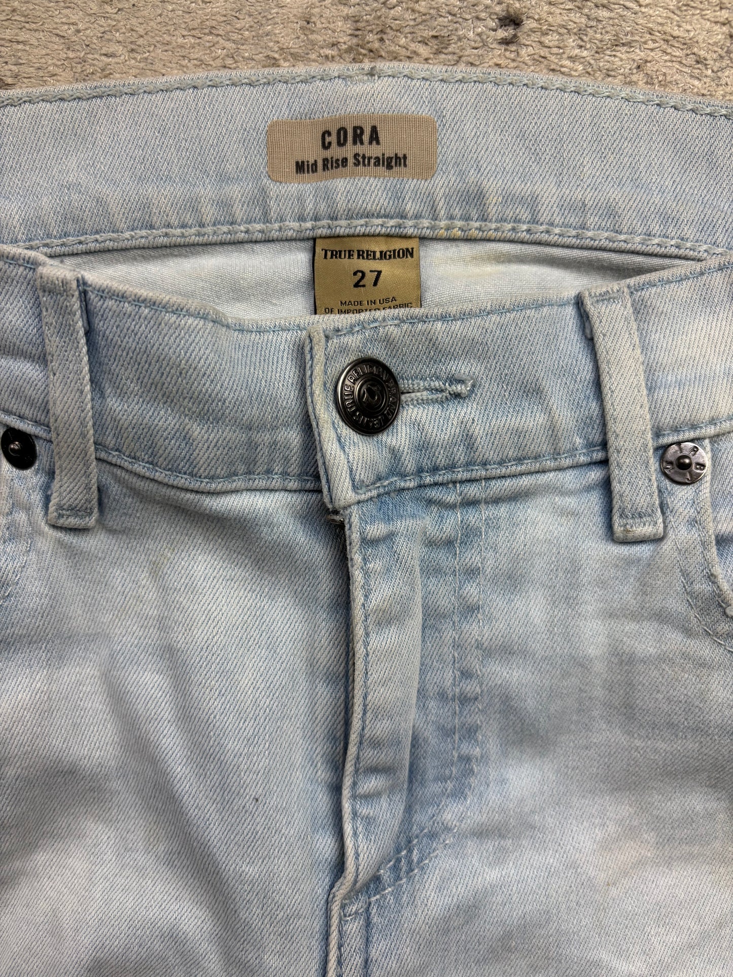 TRUE RELIGION JEANS W27 L32 #TR13