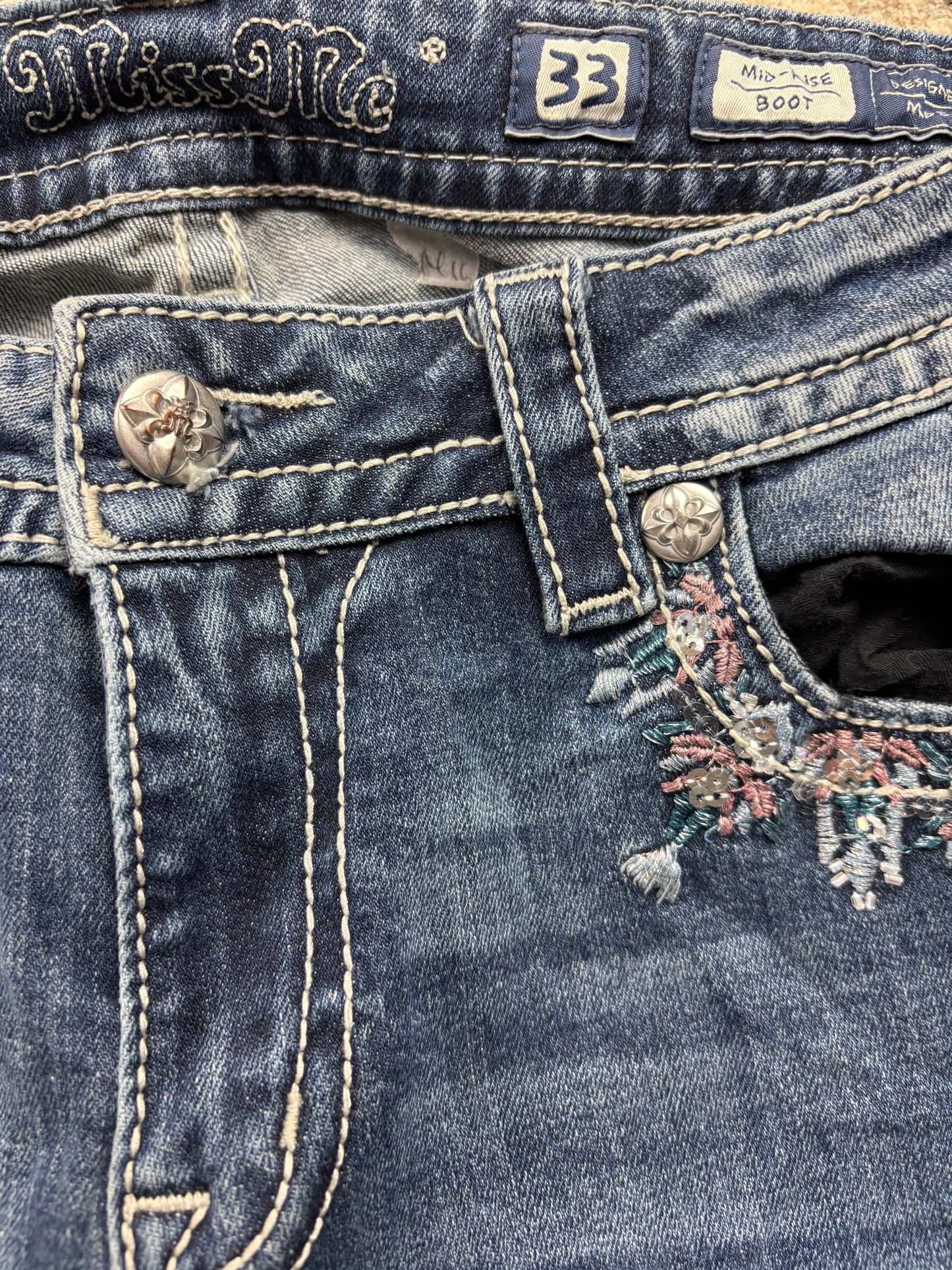 MISS ME JEANS W33 L32 #M16