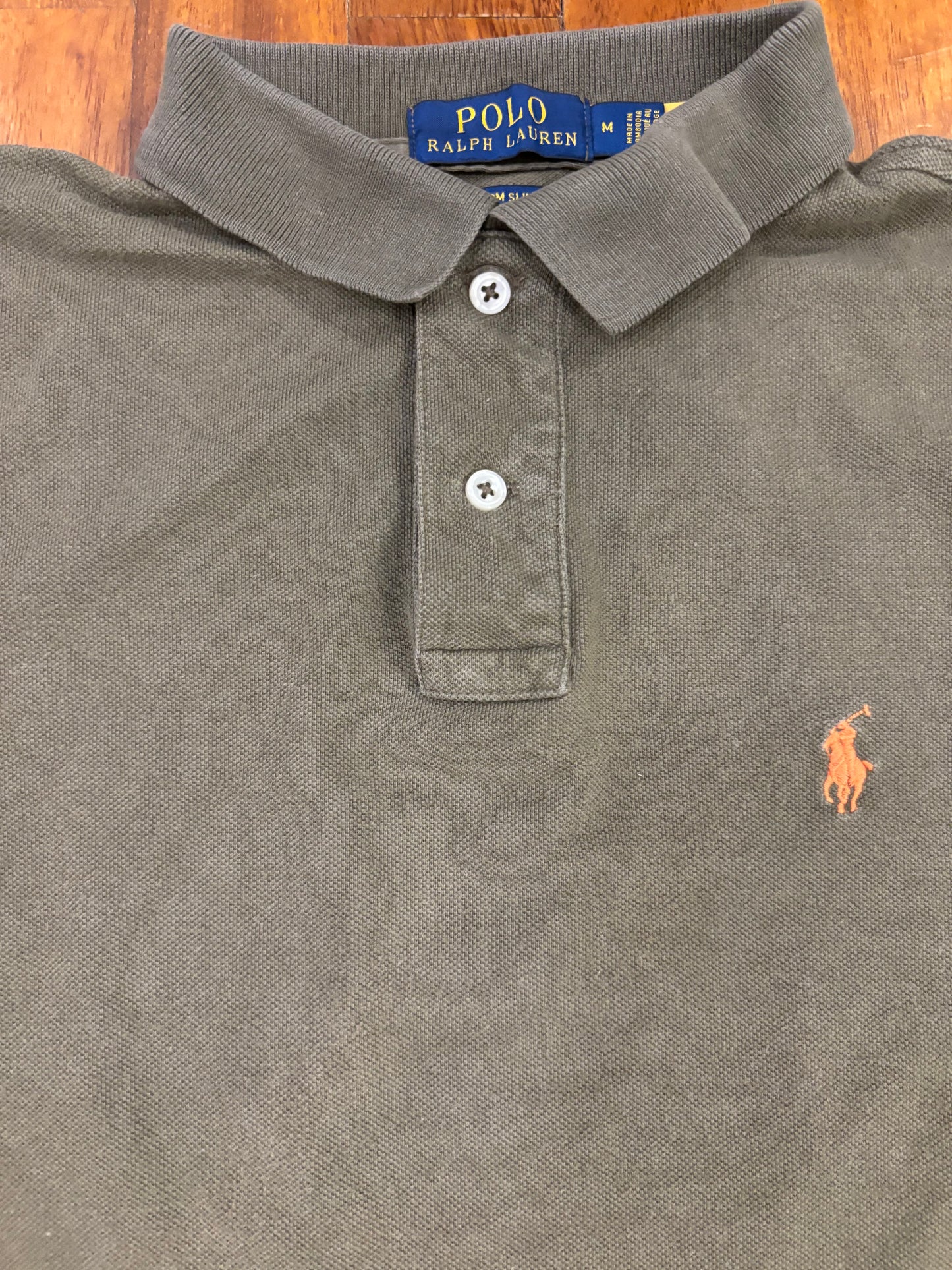 RALPH LAUREN POLO SHIRT GREEN (M)