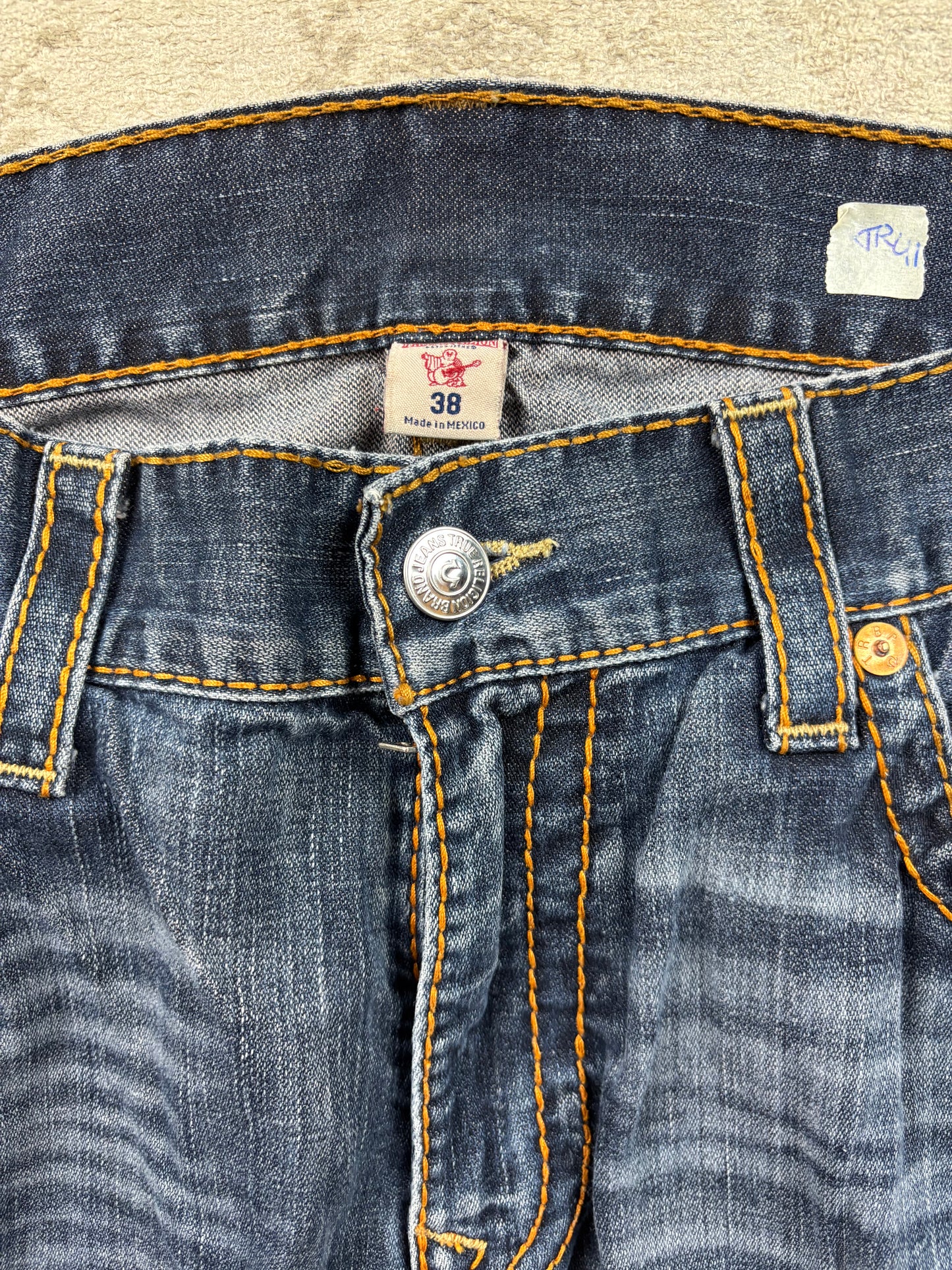 TRUE RELIGION JEANS W38 L34 #TR41