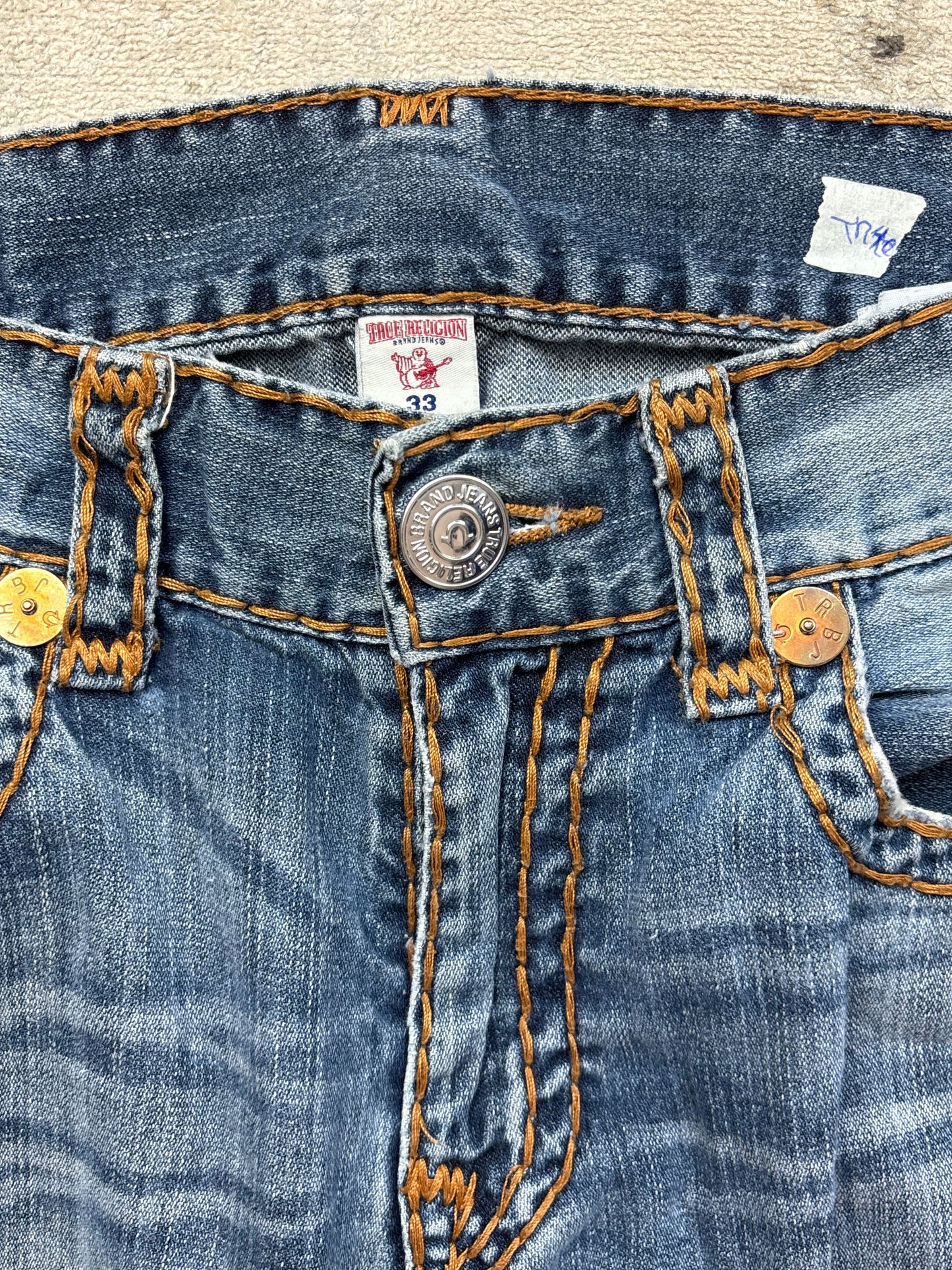 TRUE RELIGION JEANS W33 L32 #TR40