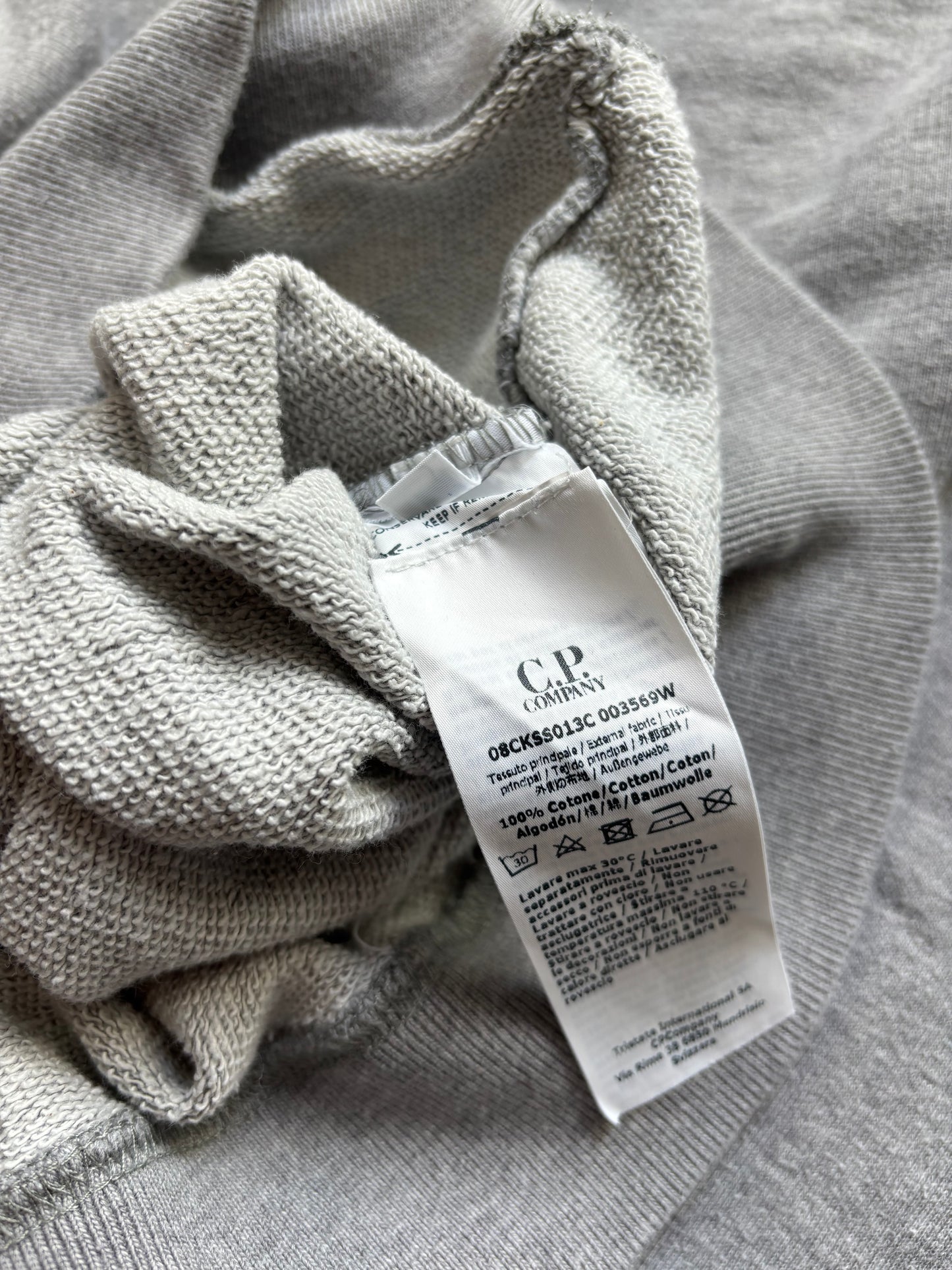 CP COMPANY SWEATER GREY (S)