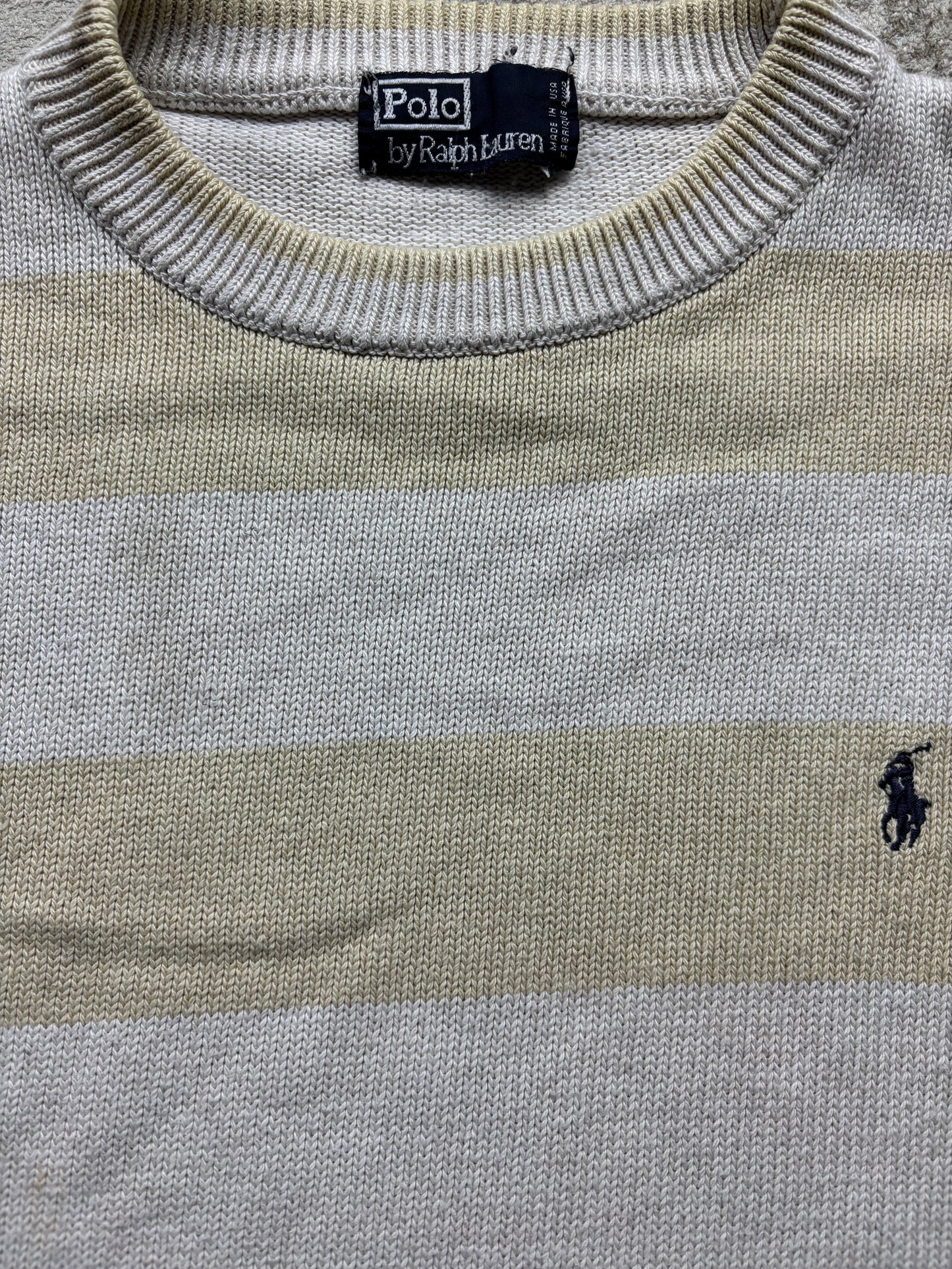 RALPH LAUREN STRIPED KNIT (M)