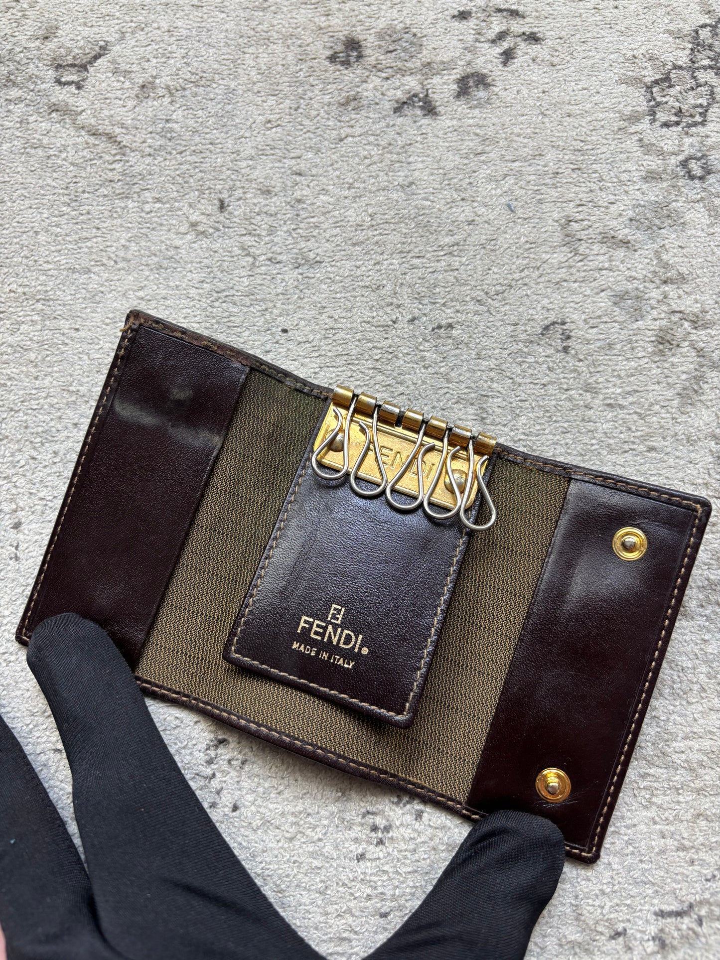 FENDI MONOGRAM KEYHOLDER