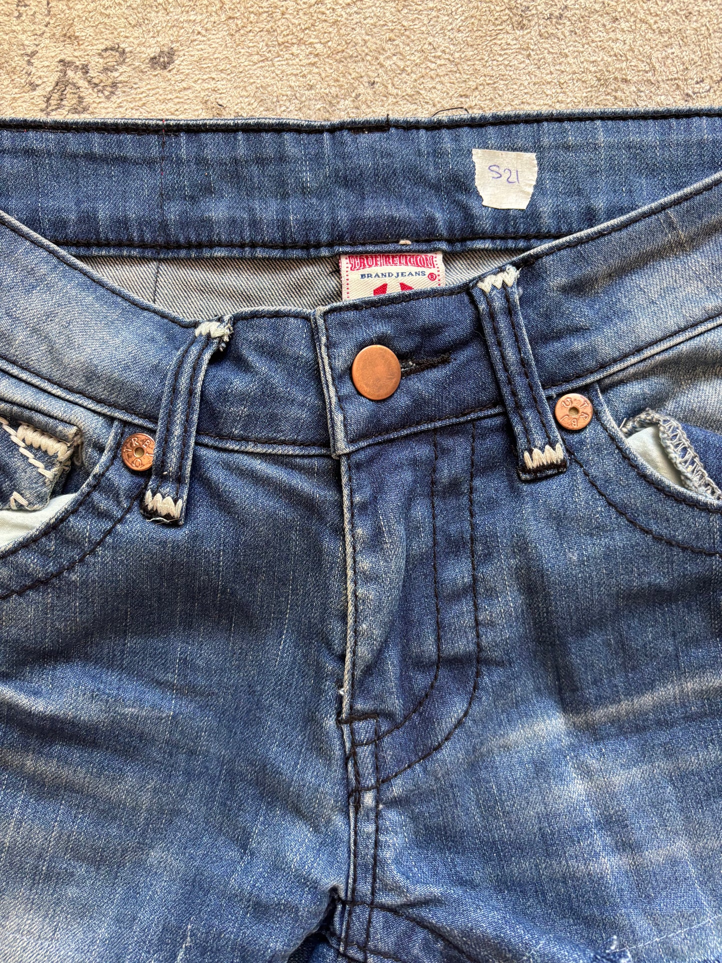 TRUE RELIGION HOT PANT W26 #S21