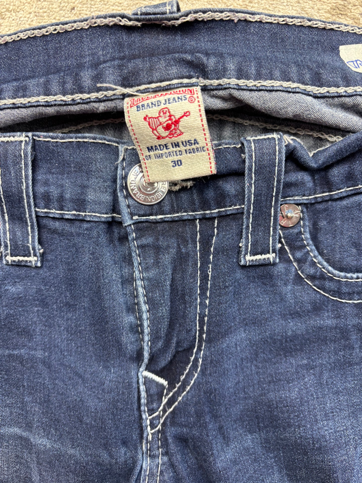TRUE RELIGION JEANS W30 L30 #TR50