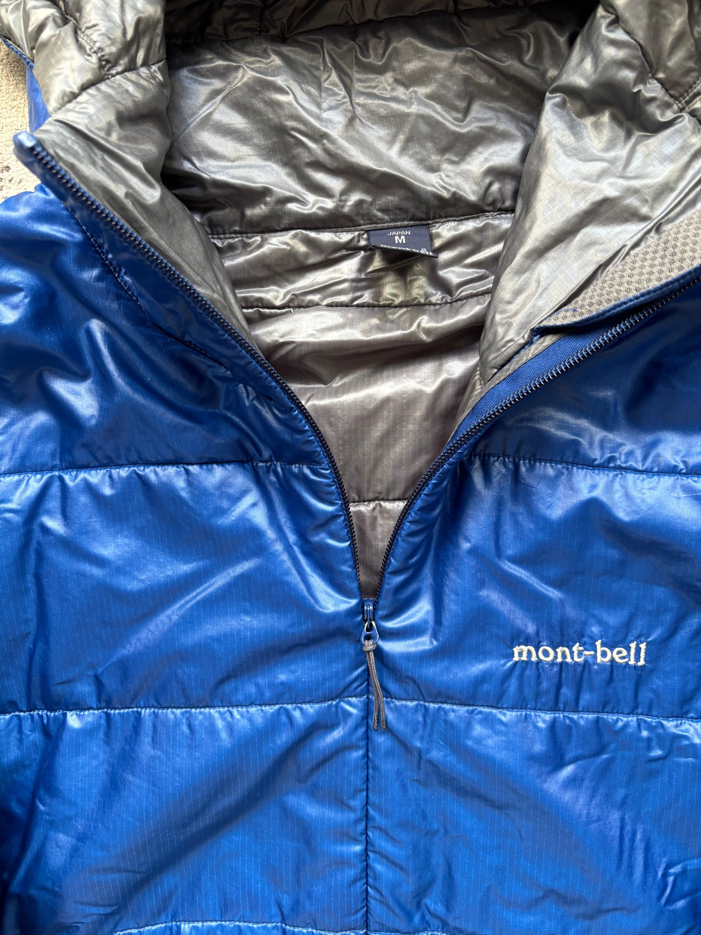 MONTBELL BLUE PUFFER JACKET (M)