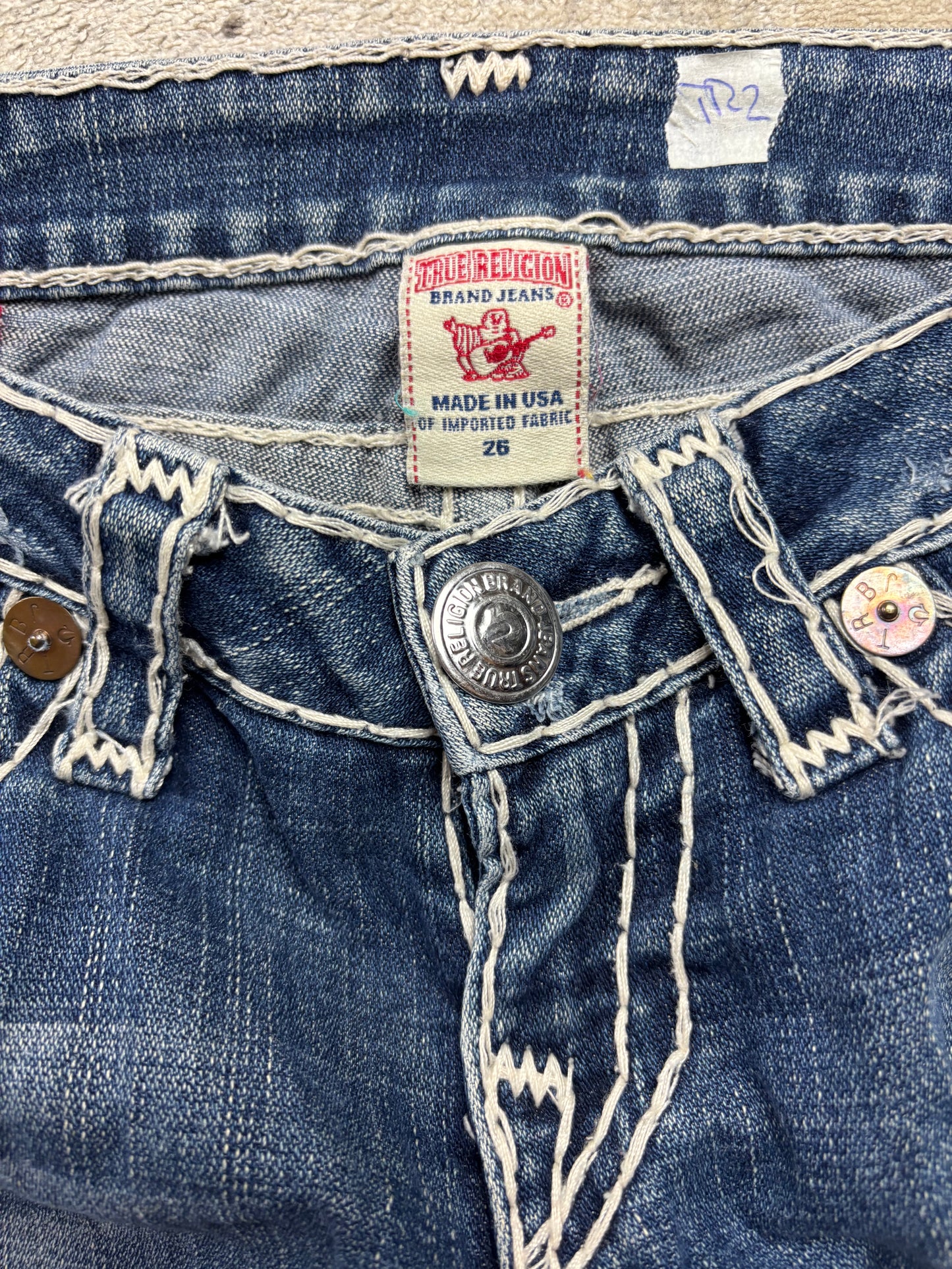 TRUE RELIGION JEANS W26 L30 #TR2
