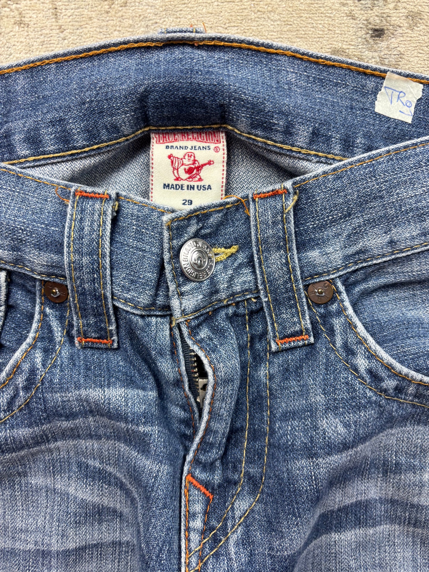 TRUE RELIGION JEANS W29 L32 #TR9
