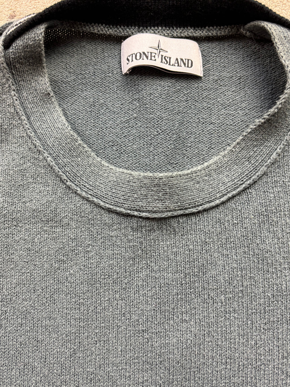 STONE ISLAND GREY KNIT (L)