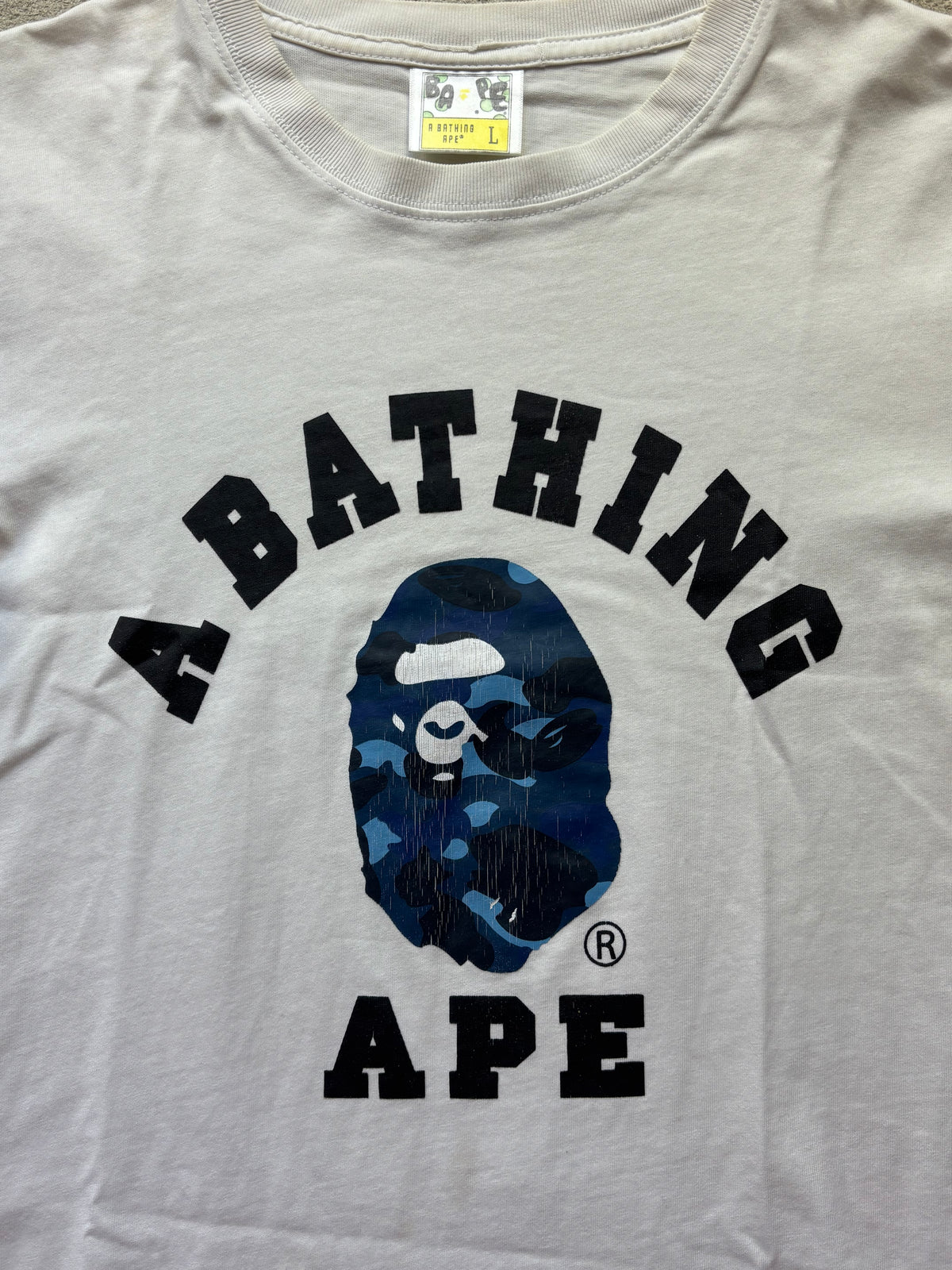 BAPE WHITE T-SHIRT (M)
