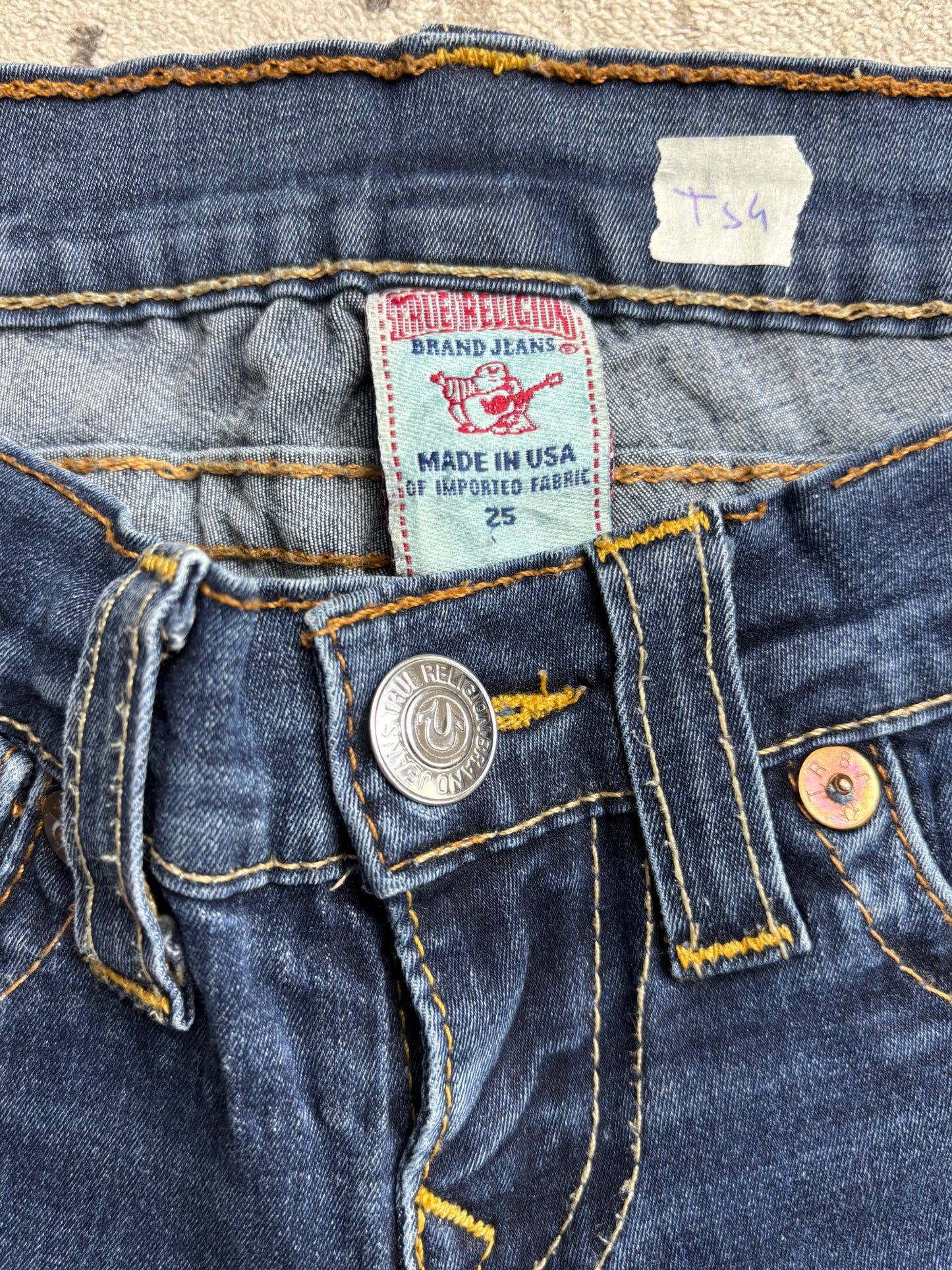 TRUE RELIGION HOT PANT W24 #S4