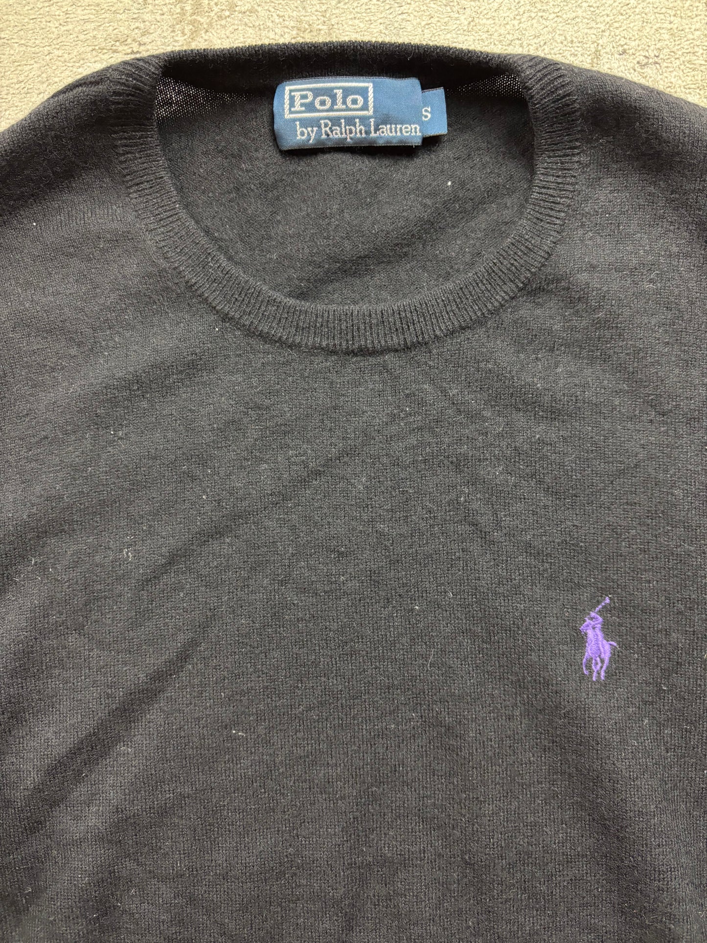 RALPH LAUREN BLACK KNIT (S)