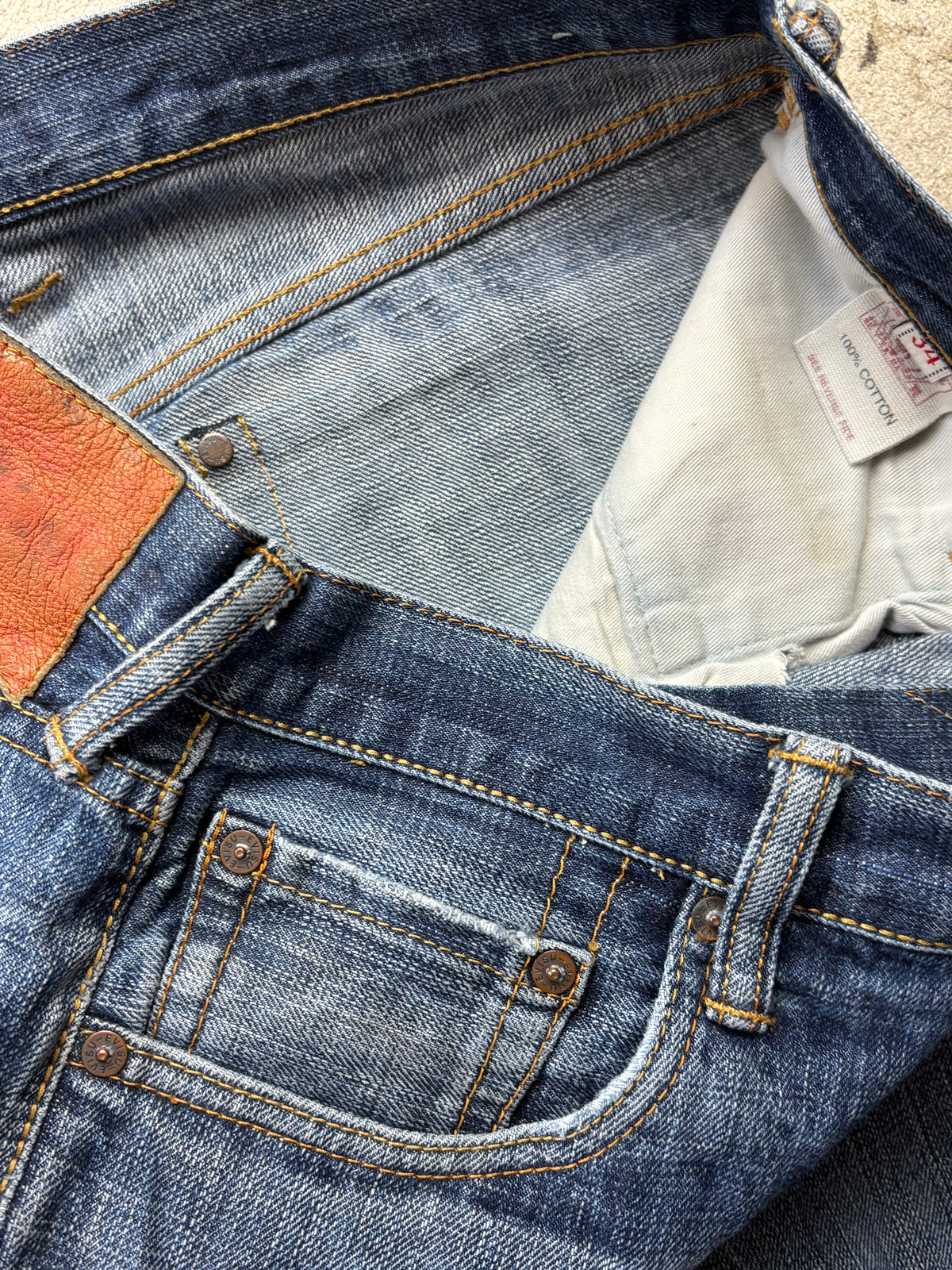 EVISU DIACOCK JEANS W34 L30