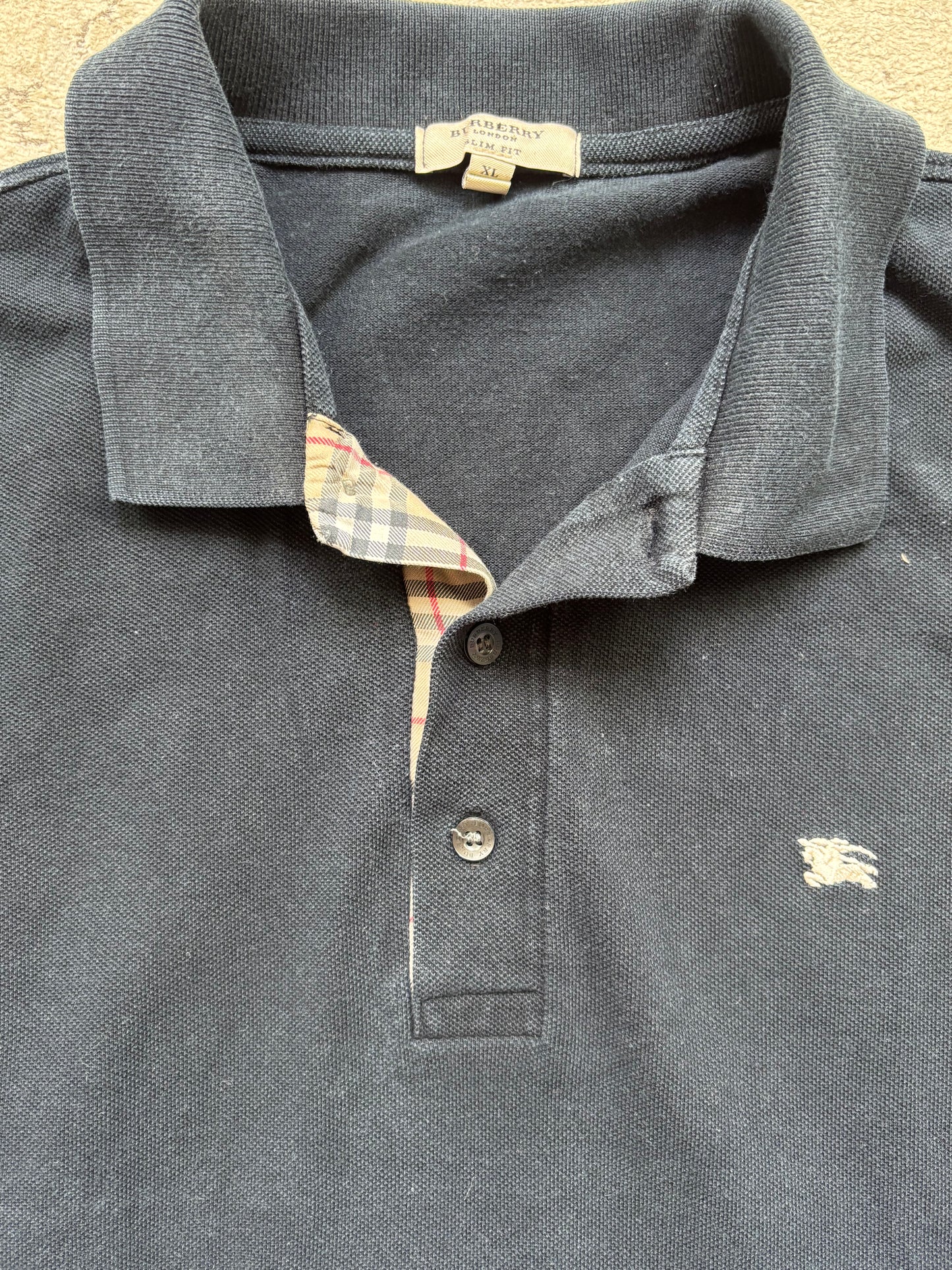 BURBERRY LONGSL. POLO SHIRT (L)