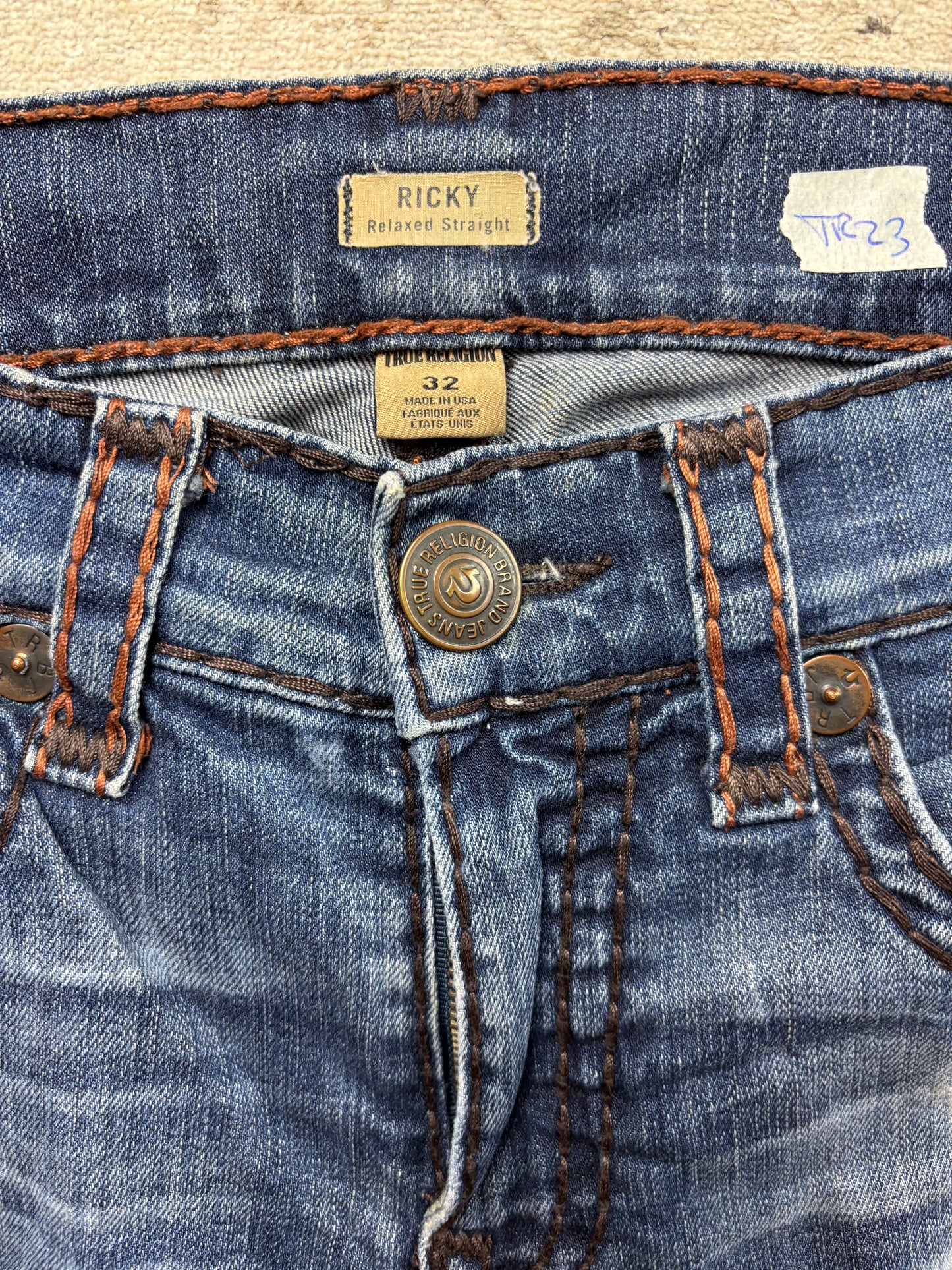 TRUE RELIGION JEANS W32 L34 #TR23