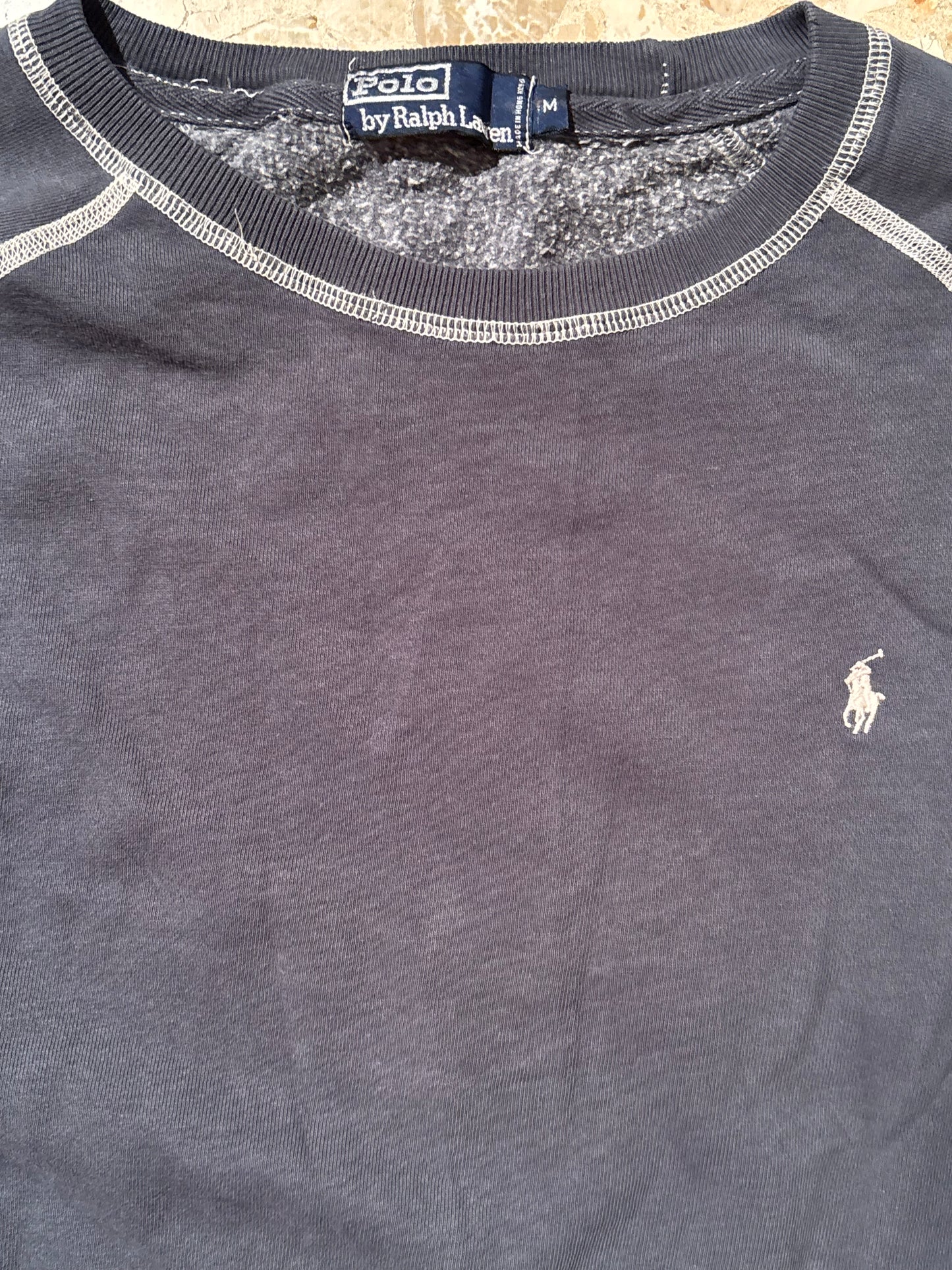 RALPH LAUREN BLACK SWEATER (M)