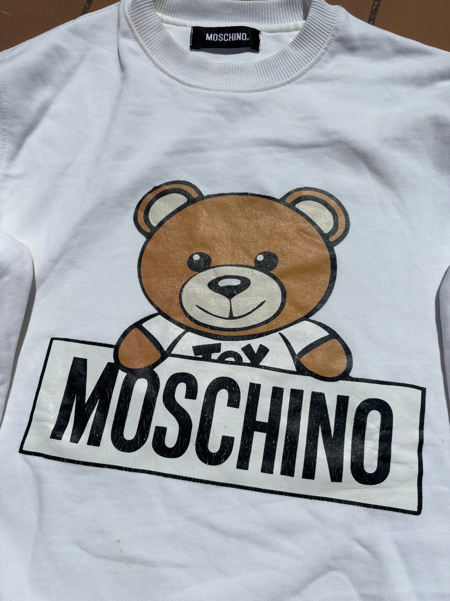 MOSCHINO WHITE SWEATER (S)