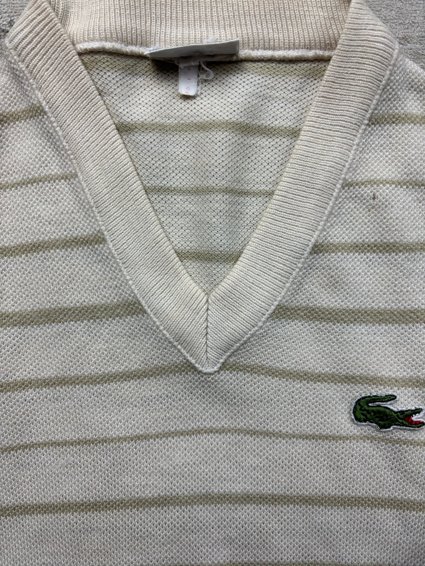 LACOSTE STRIPED KNIT (S)