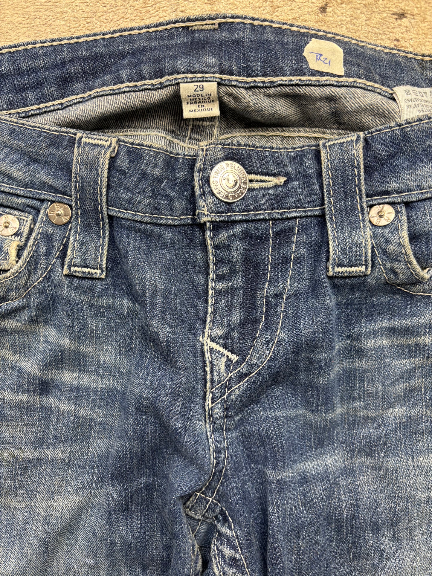 TRUE RELIGION JEANS W29 L32 #TR21