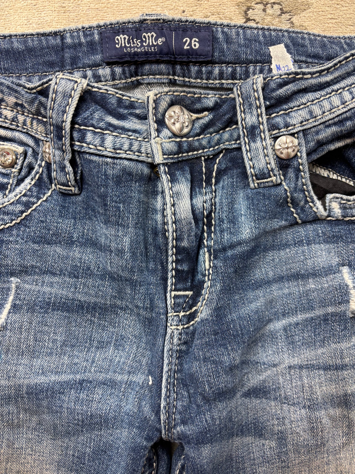 MISS ME JEANS W26 L32 #M22