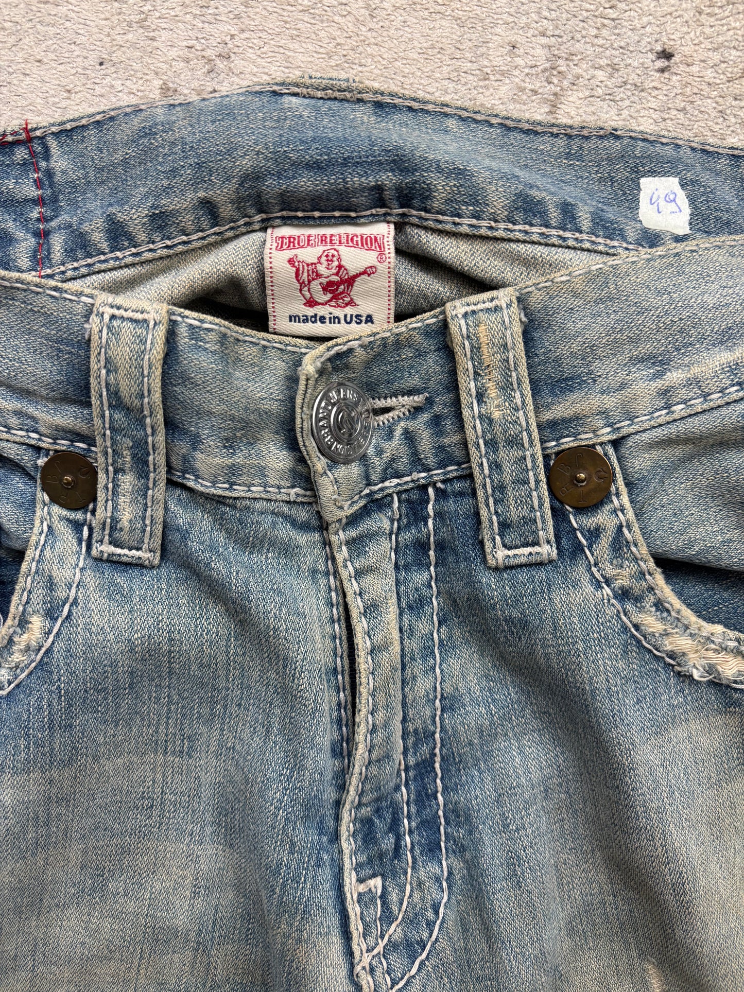 TRUE RELIGION JEANS W33 L32 #TR49