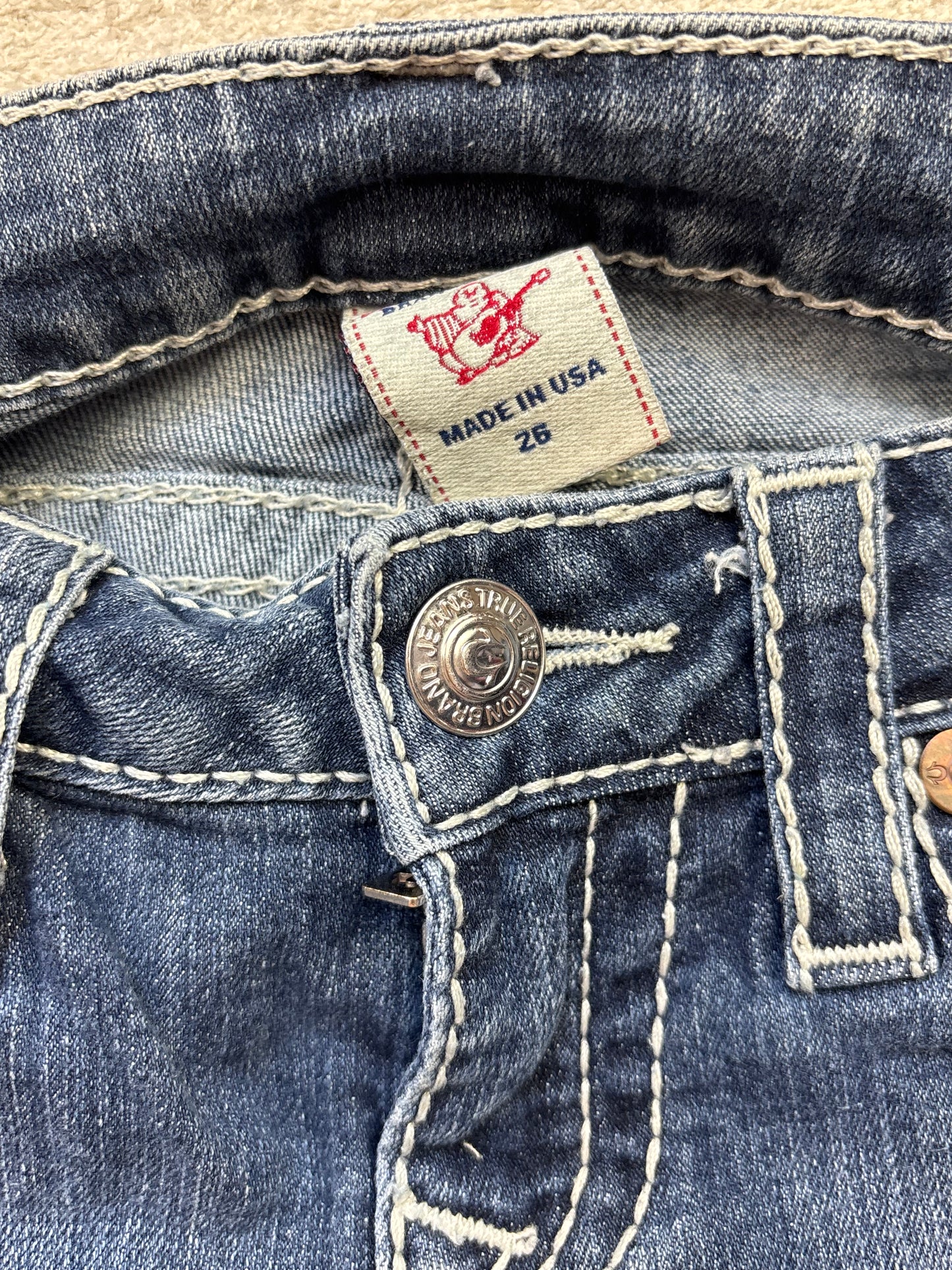 TRUE RELIGION JEANS W26 L30 #TR21