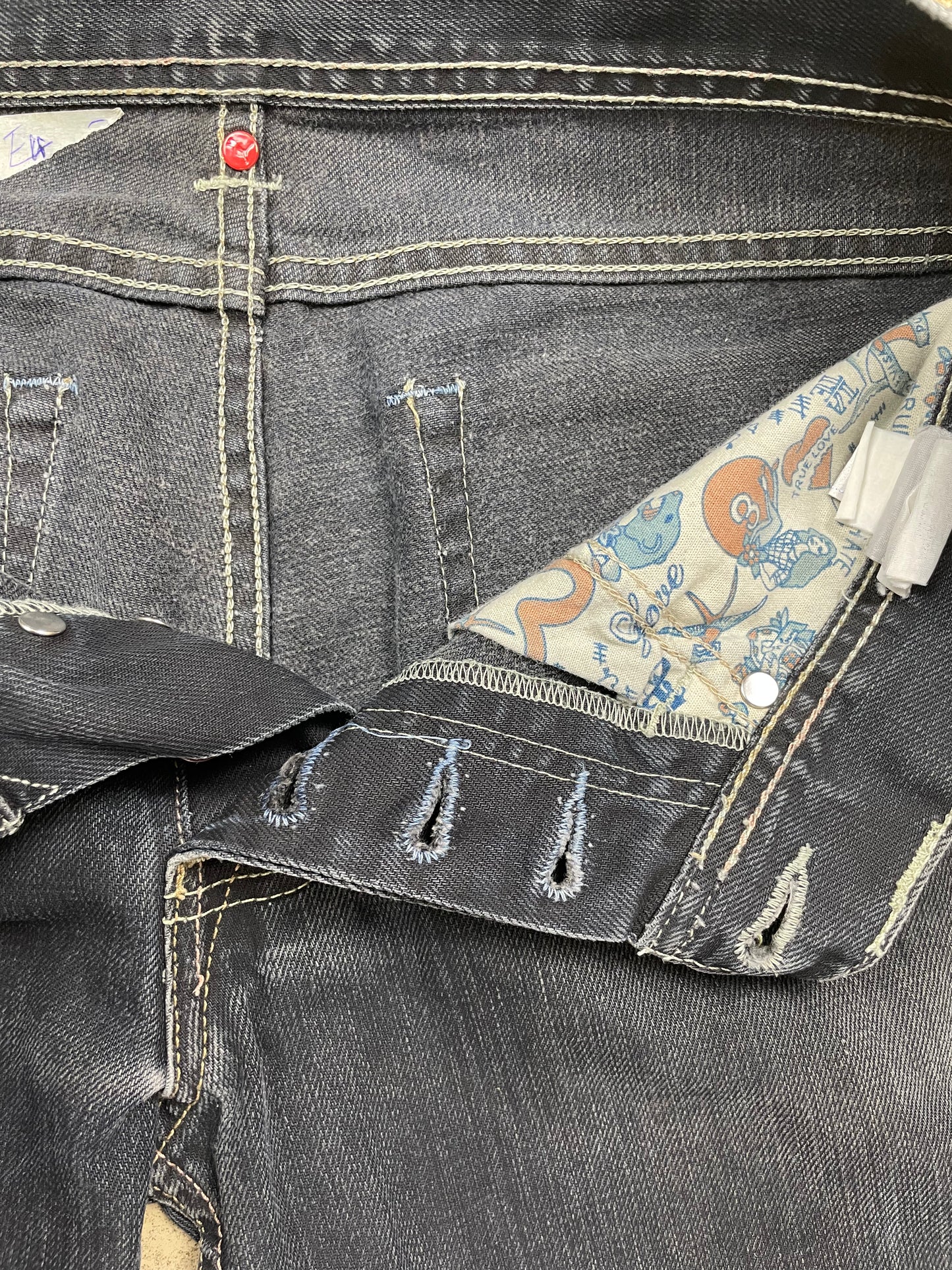 EVISU X PUMA JEANS W30 L32 #E4