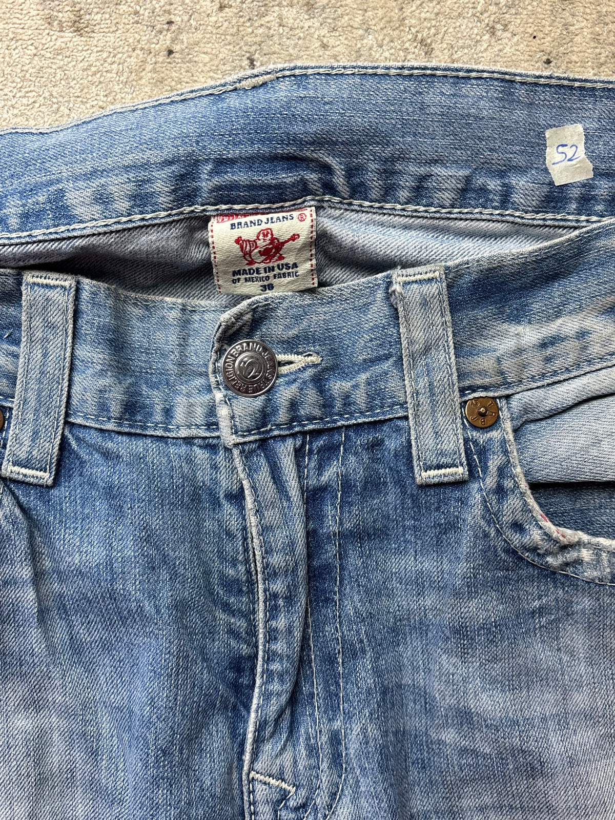 TRUE RELIGION JEANS W36 L32 #TR52