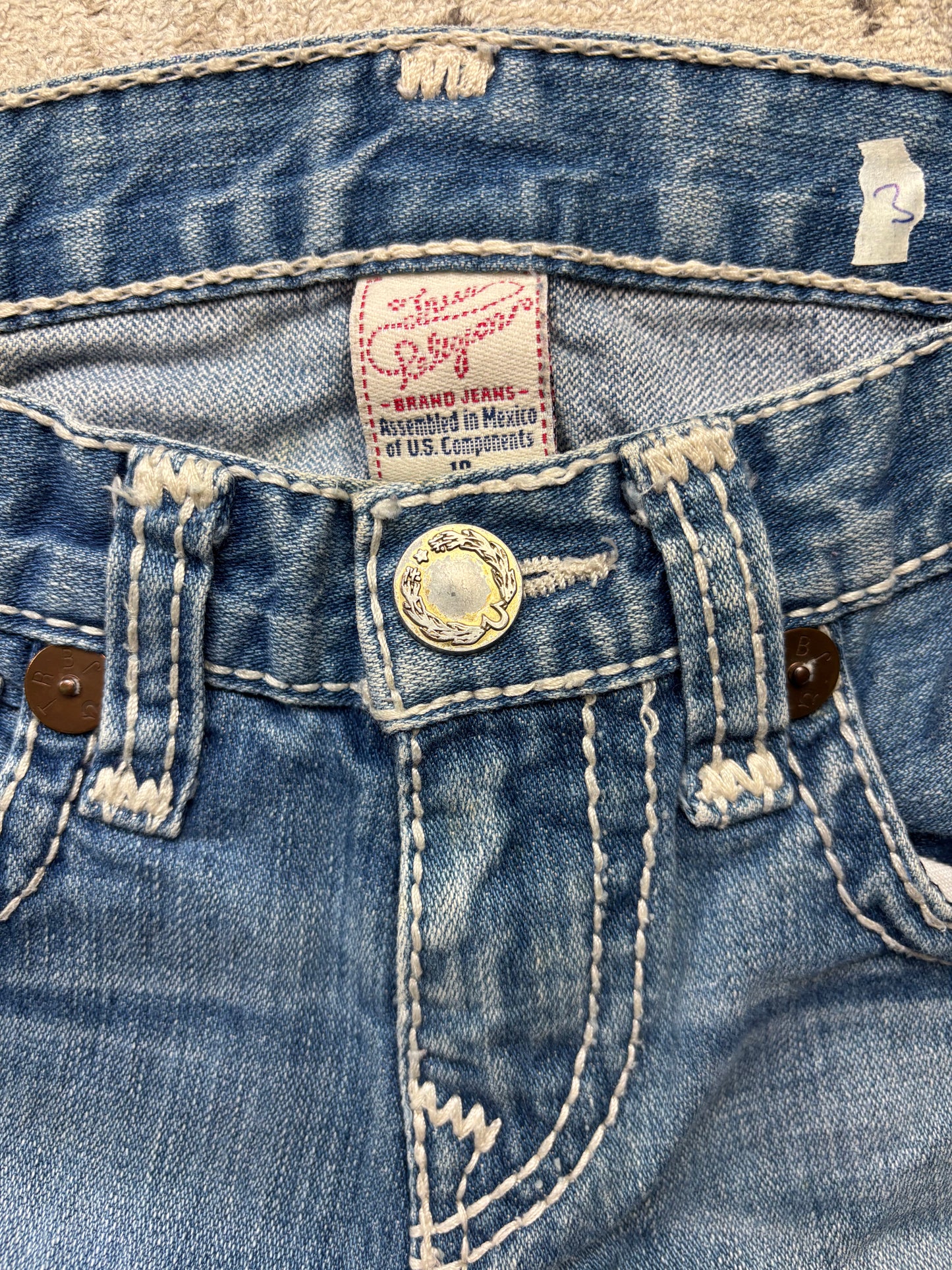 TRUE RELIGION JEANS W24 L30 #TR3