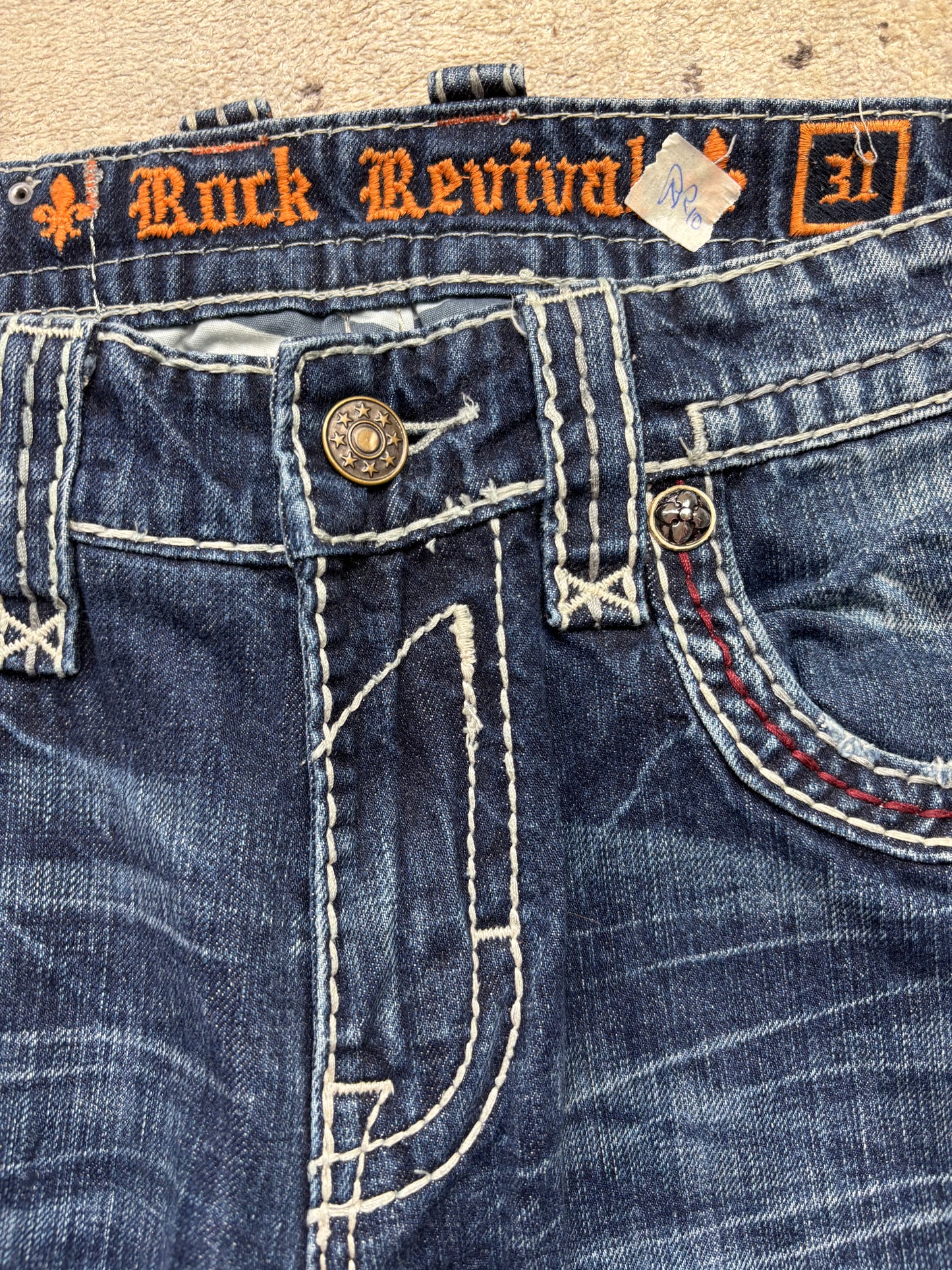 ROCK REVIVAL JEANS W31 L32 #RR10