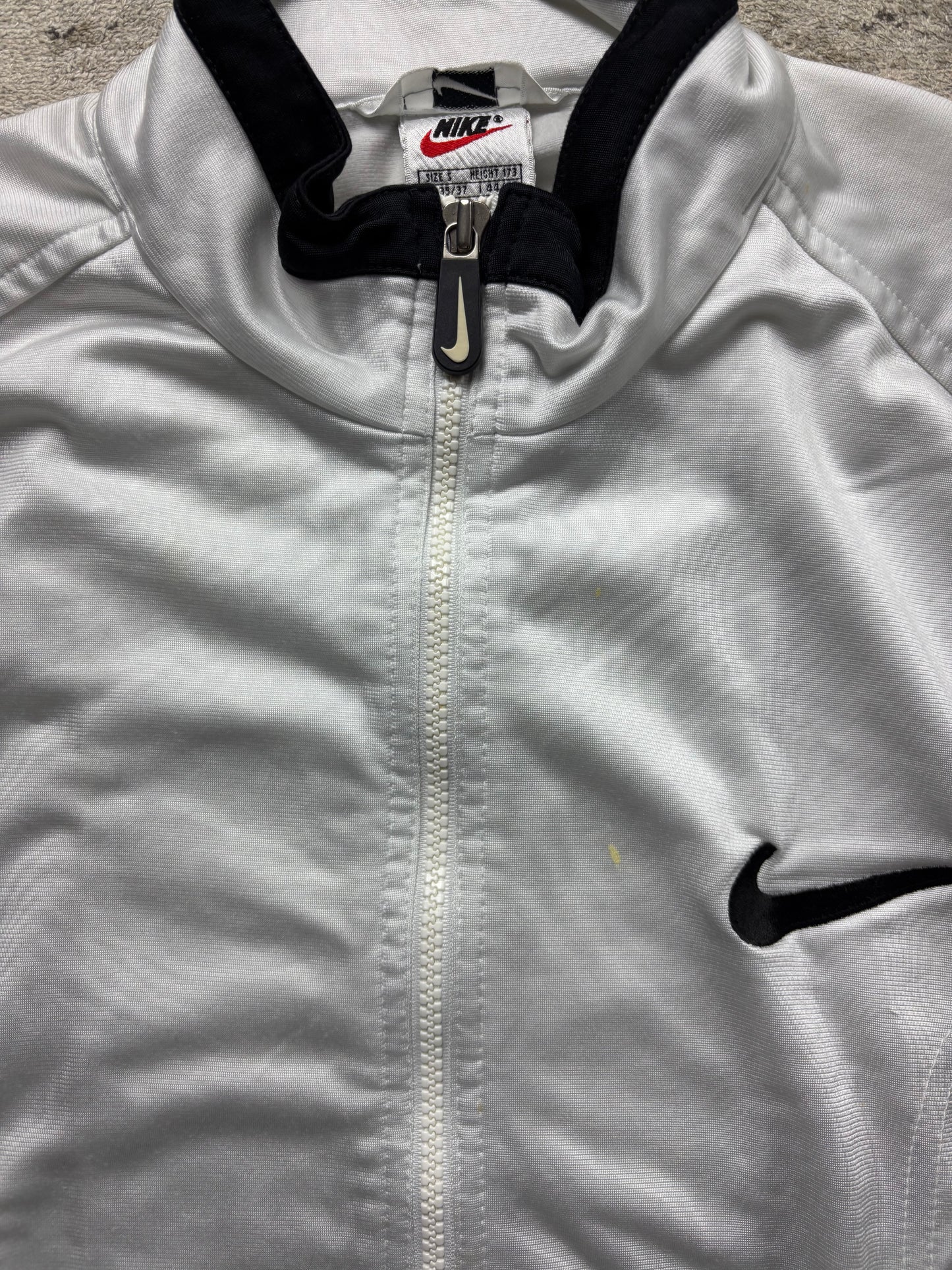 NIKE WHITE ZIP UP VEST (S)