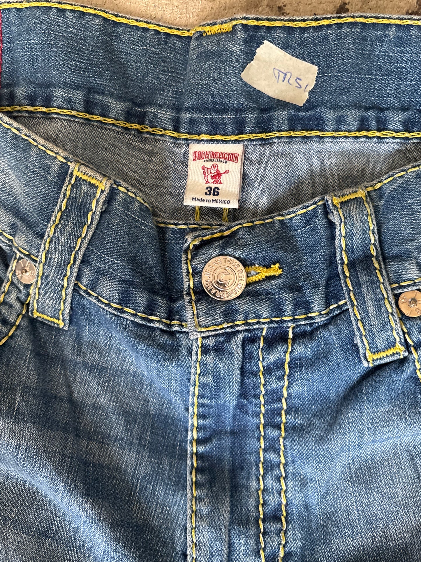 TRUE RELIGION JEANS W36 L34 #TR51