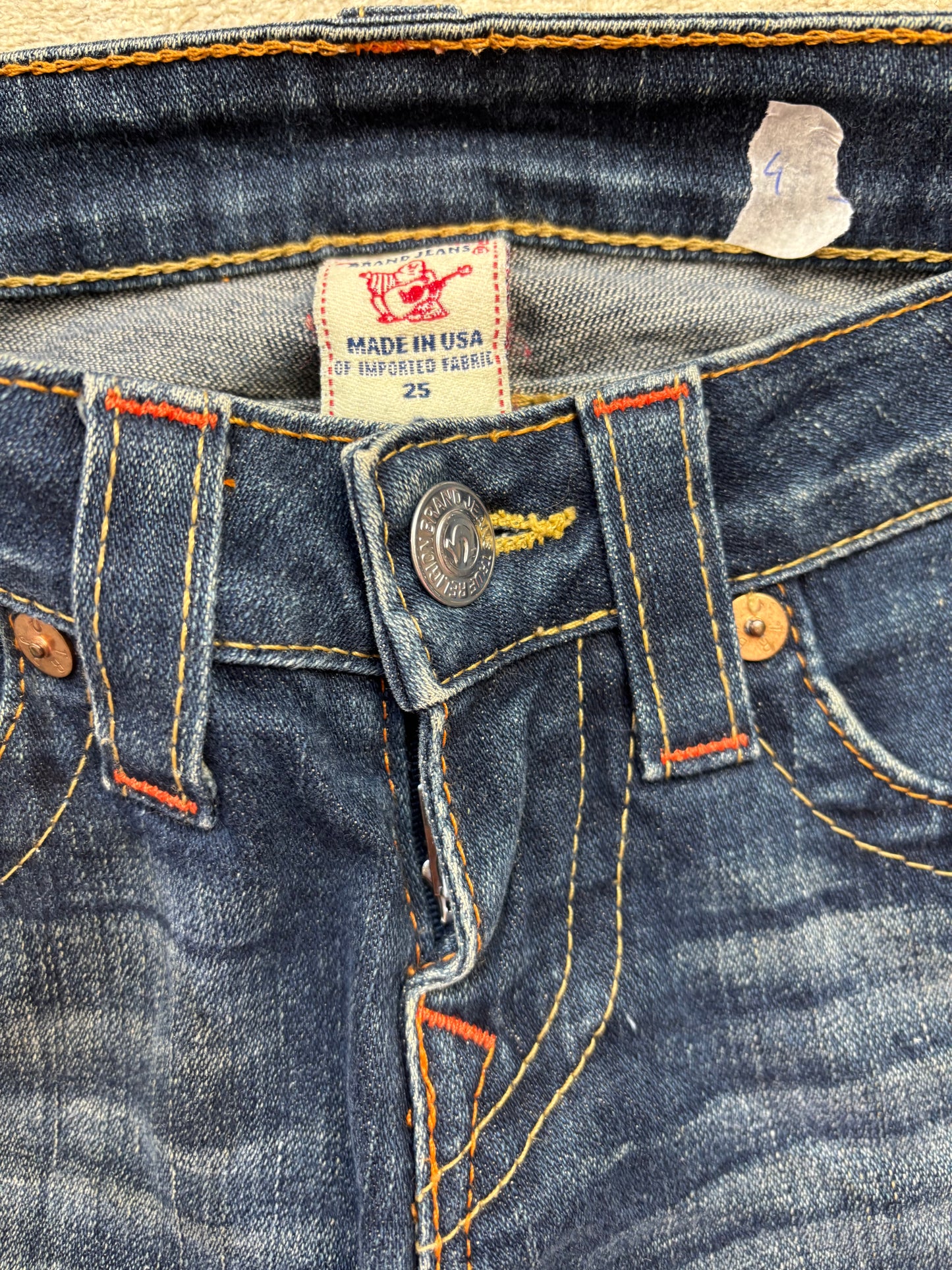 TRUE RELIGION JEANS W25 L30 #TR4