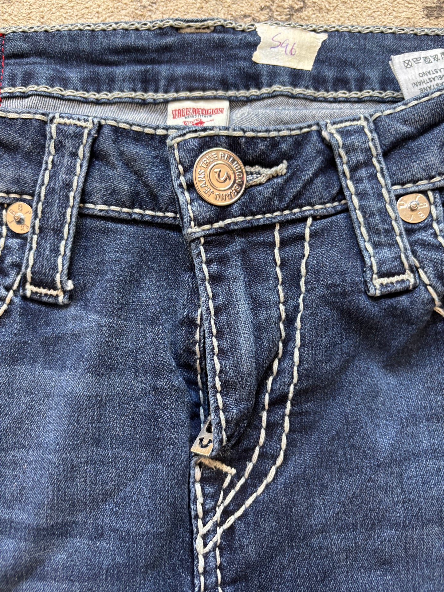 TRUE RELIGION HOT PANT W28 #S46
