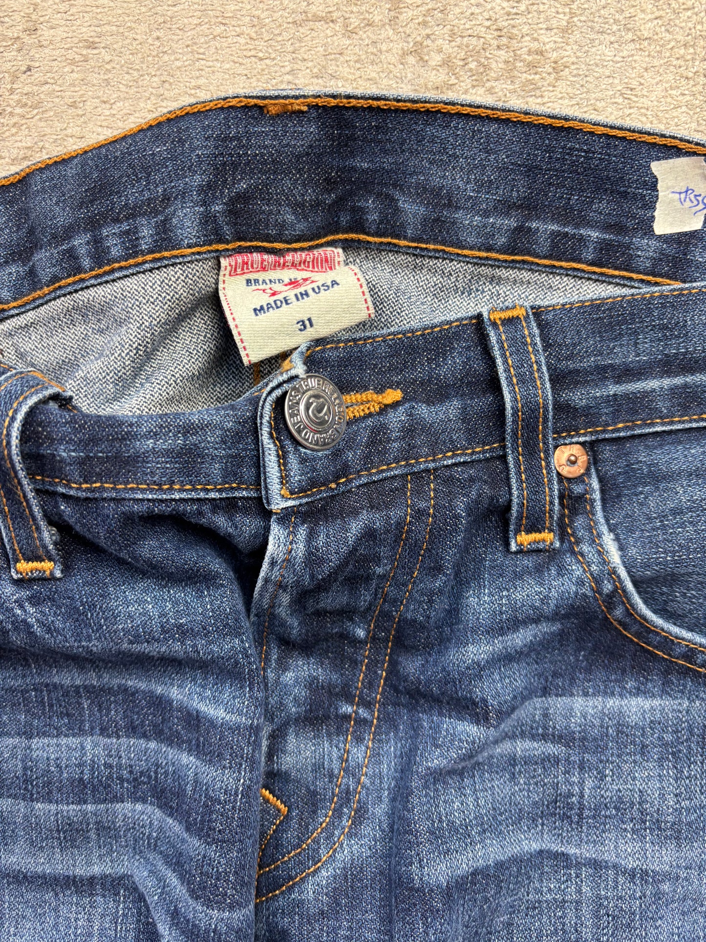 TRUE RELIGION JEANS W31 L32 #TR55
