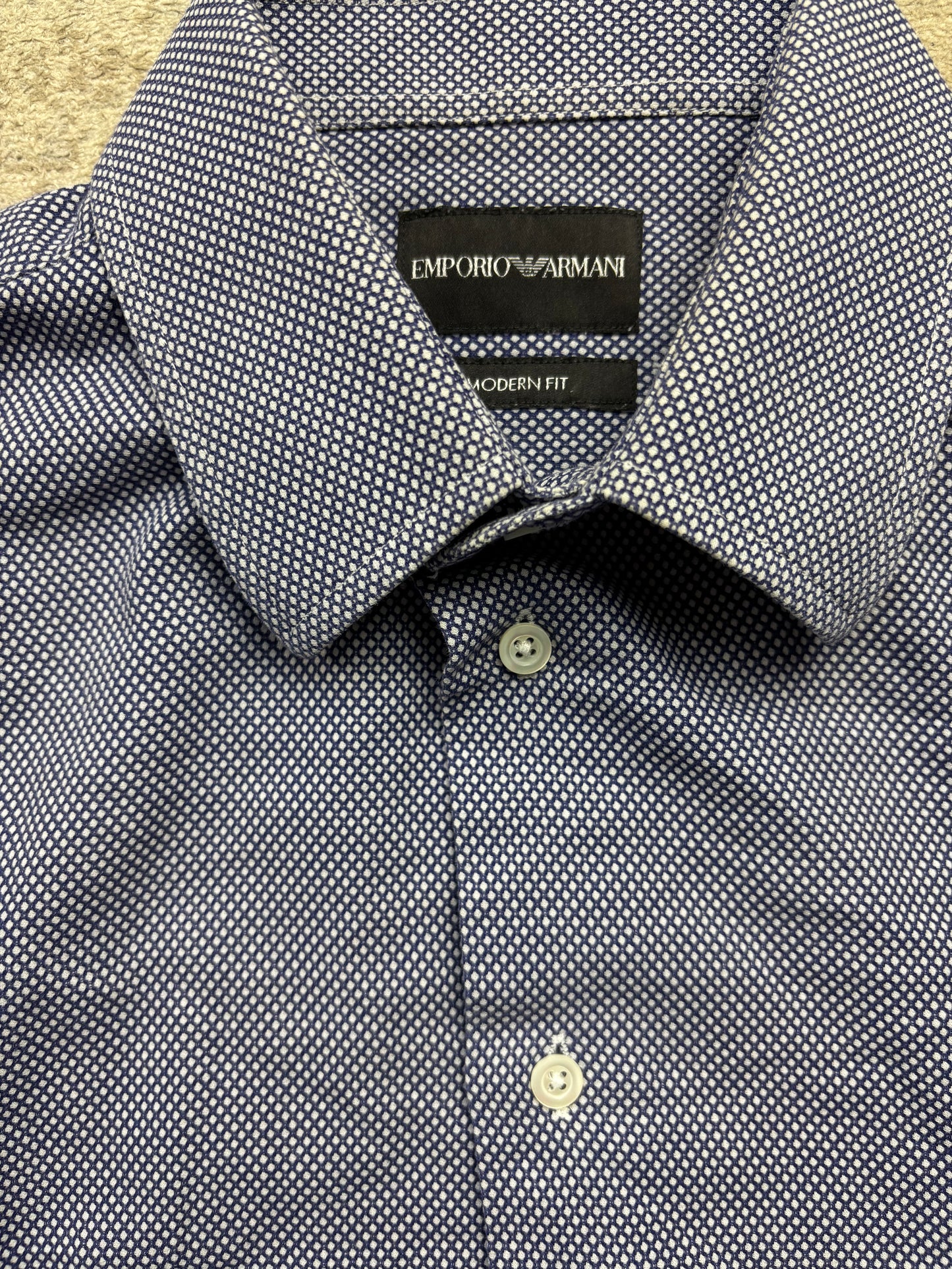 ARMANI BLUE SHIRT (S)