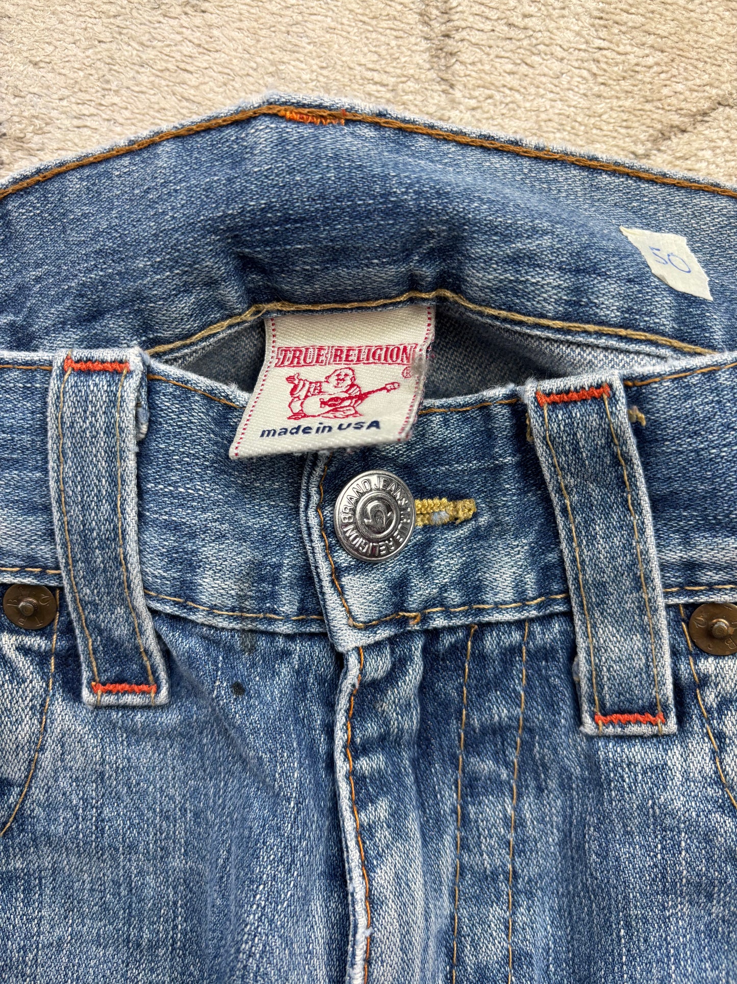 TRUE RELIGION JEANS W33 L32 #TR50