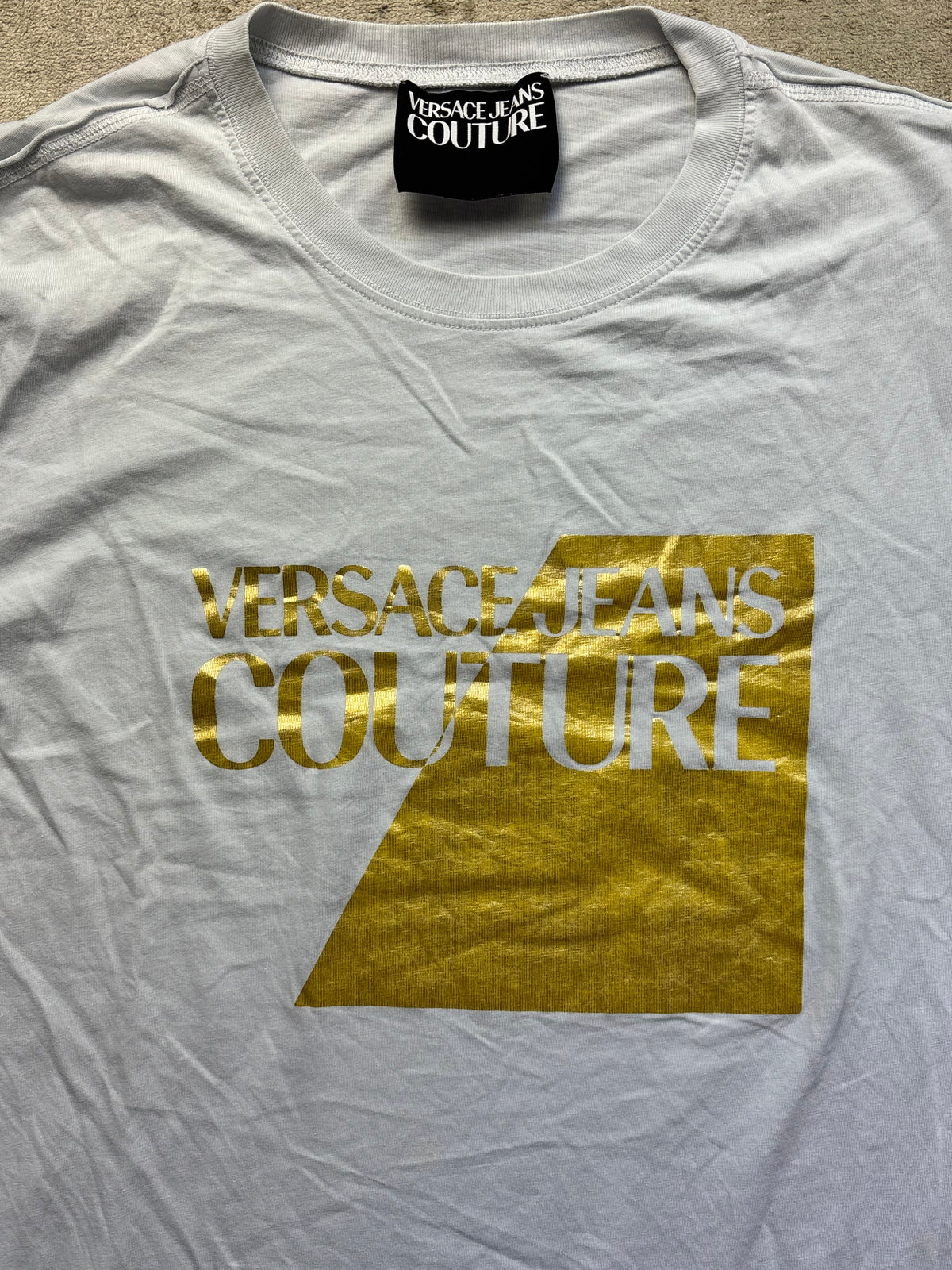 VERSACE WHITE T-SHIRT (L)