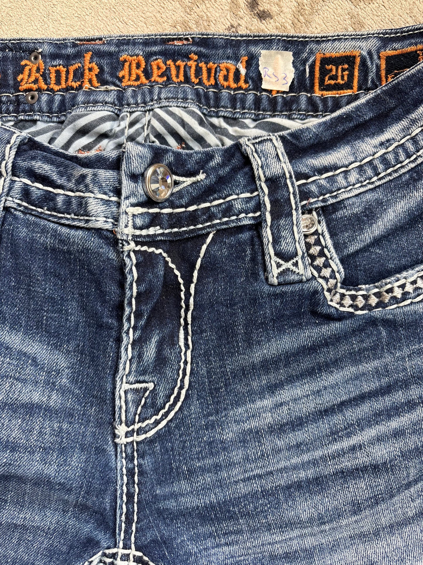 ROCK REVIVAL HOT PANT W26 #RS3