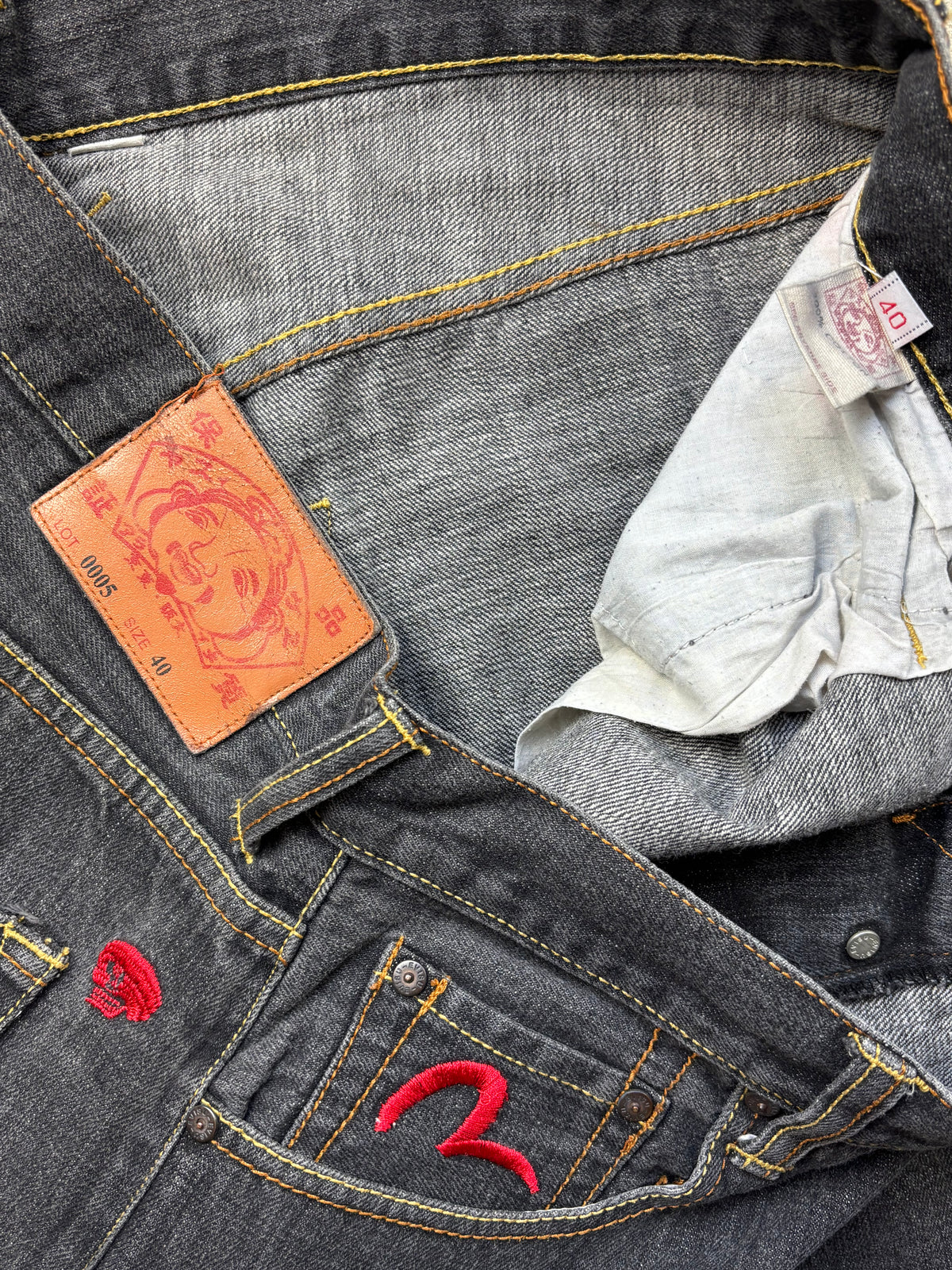 EVISU DIACOCK JEANS W38 L34