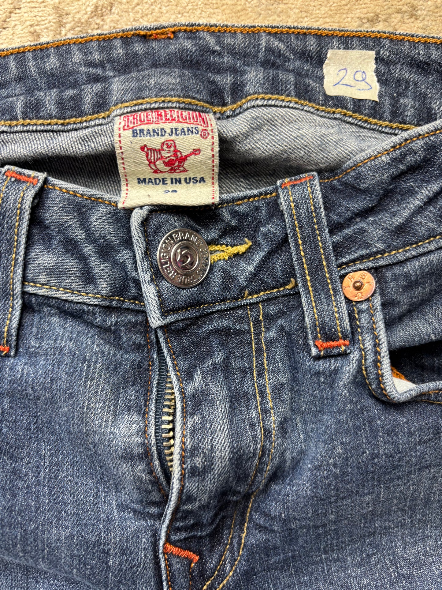 TRUE RELIGION JEANS W29 L32 #TR29