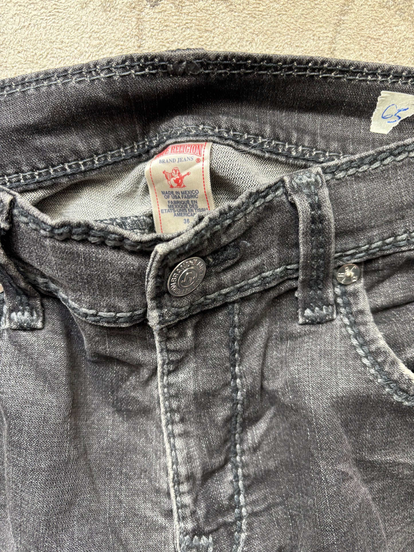 TRUE RELIGION JEANS W36 L30 #TR65