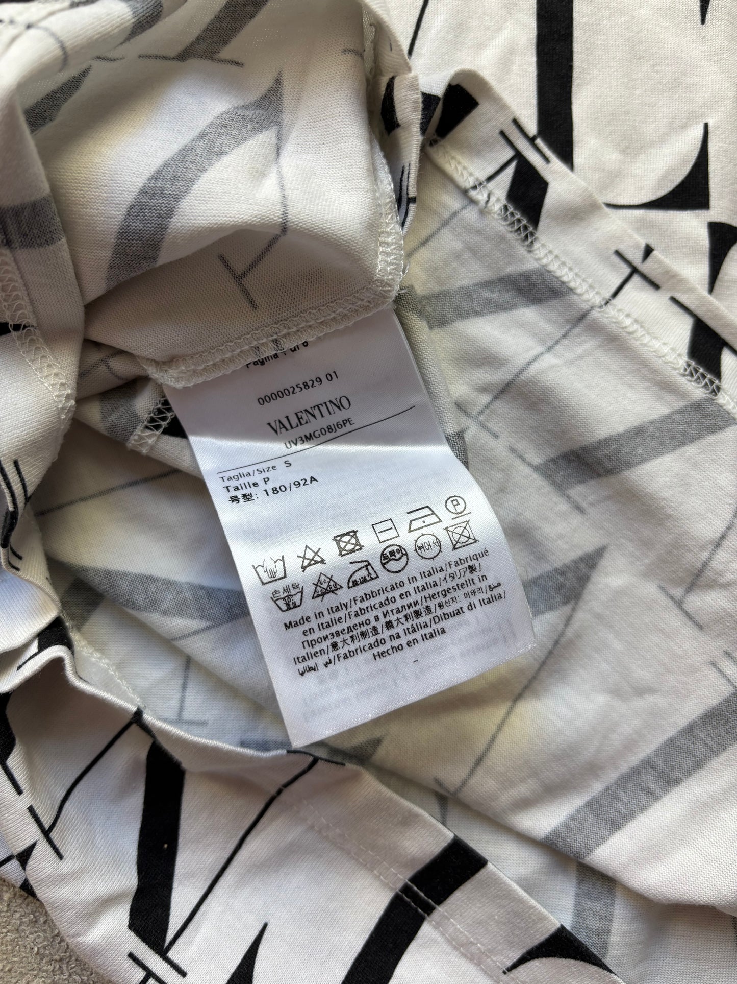 VALENTINO MONOGRAM T-SHIRT (S)