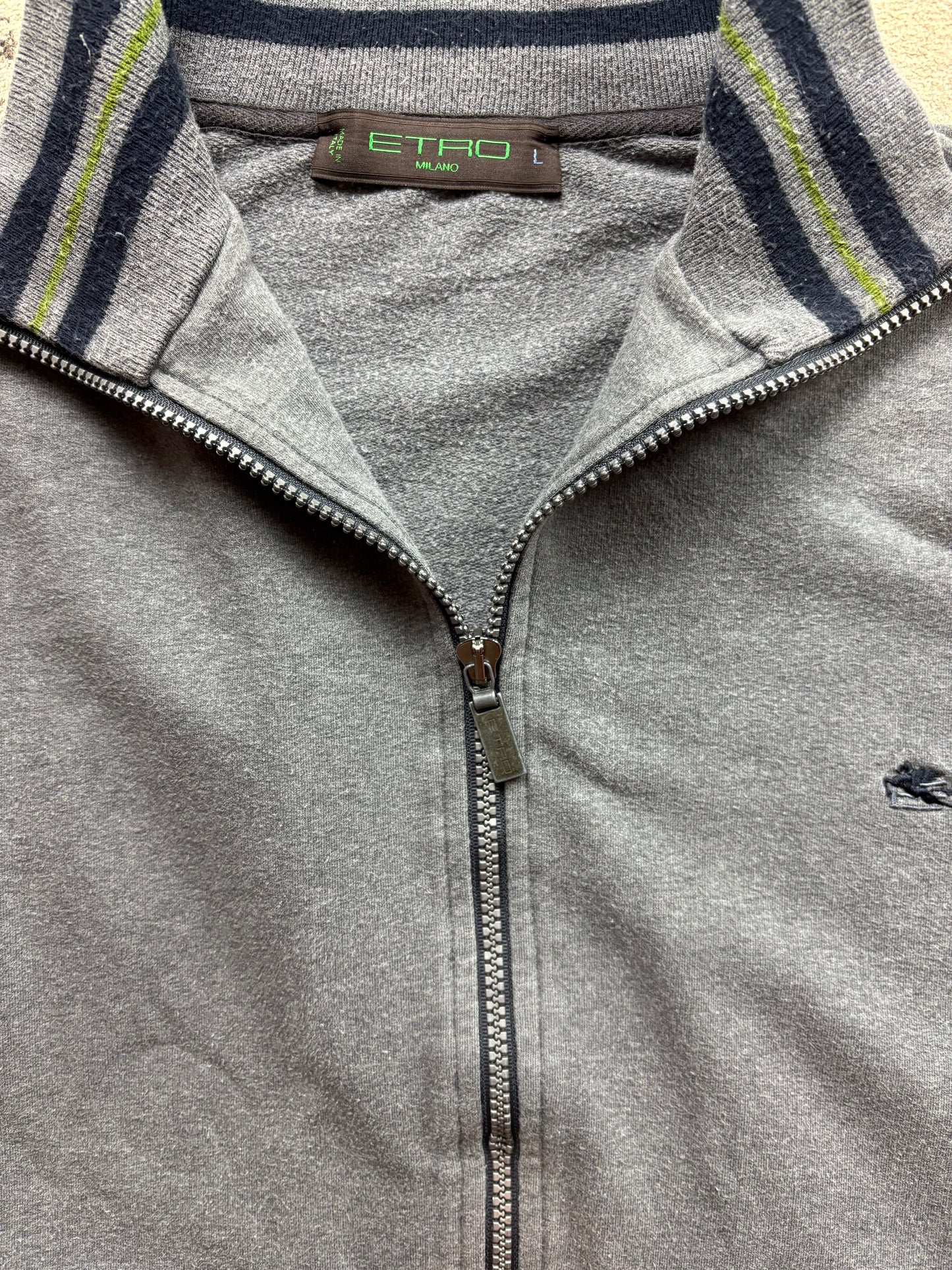 ETRO ZIP UP VEST (M)