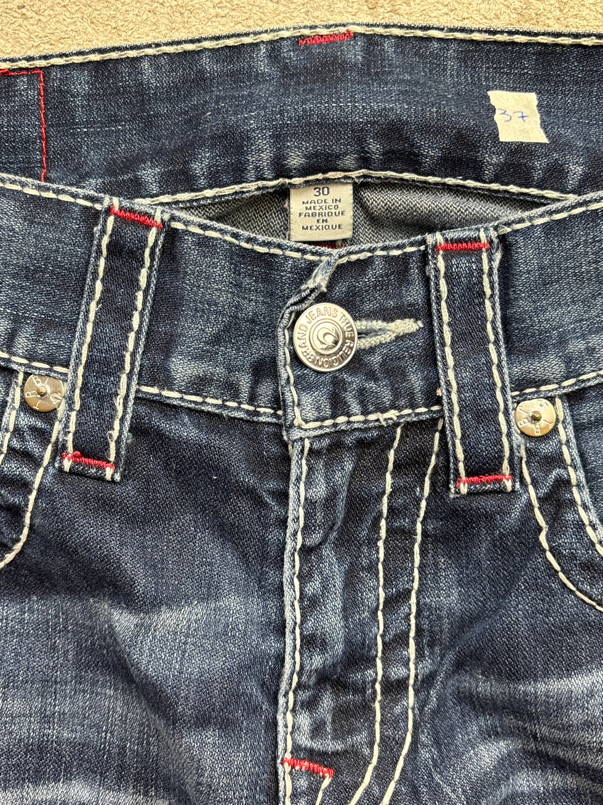 TRUE RELIGION JEANS W30 L32 #TR36